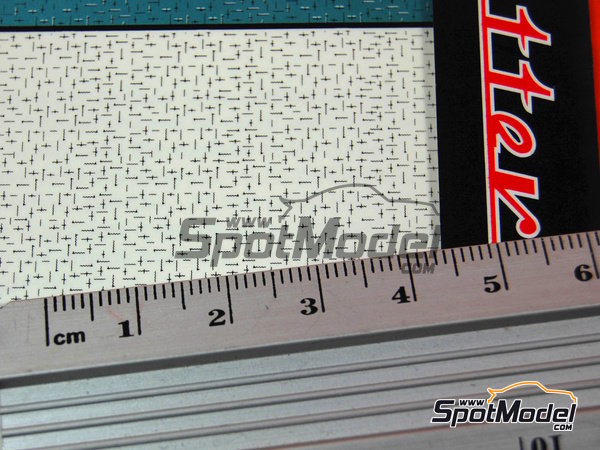 Image 4: Teal brocade Upholstery | Decals manufactured by Scale Motorsport (ref.&nbsp;SM1971, also 1971)