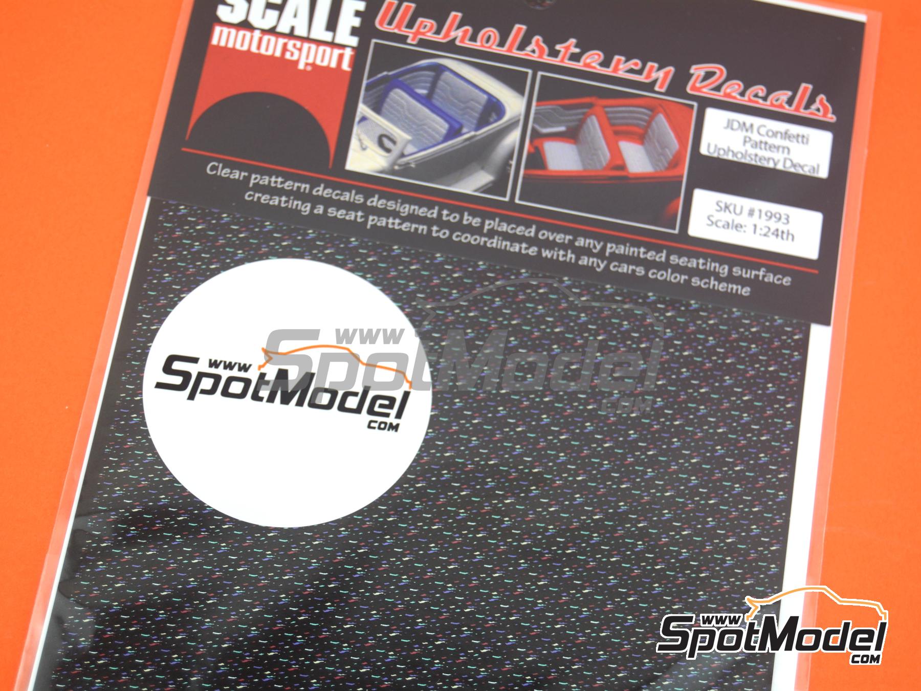 Image 3: JDM Confetti Upholstery | Decals manufactured by Scale Motorsport (ref.&nbsp;SM1993, also 1993)