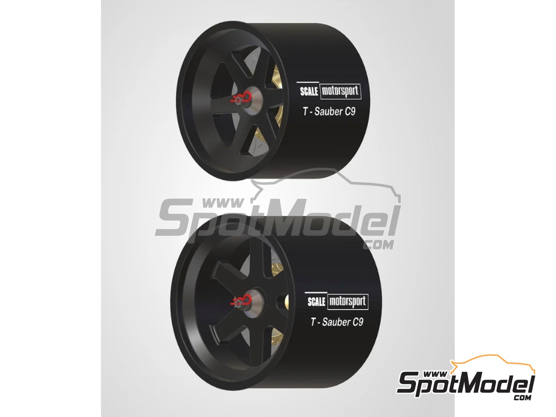 Image 1: Sauber Mercedes C9 | Rims in 1/24 scale manufactured by Scale Motorsport (ref.&nbsp;SM6113, also 6113)