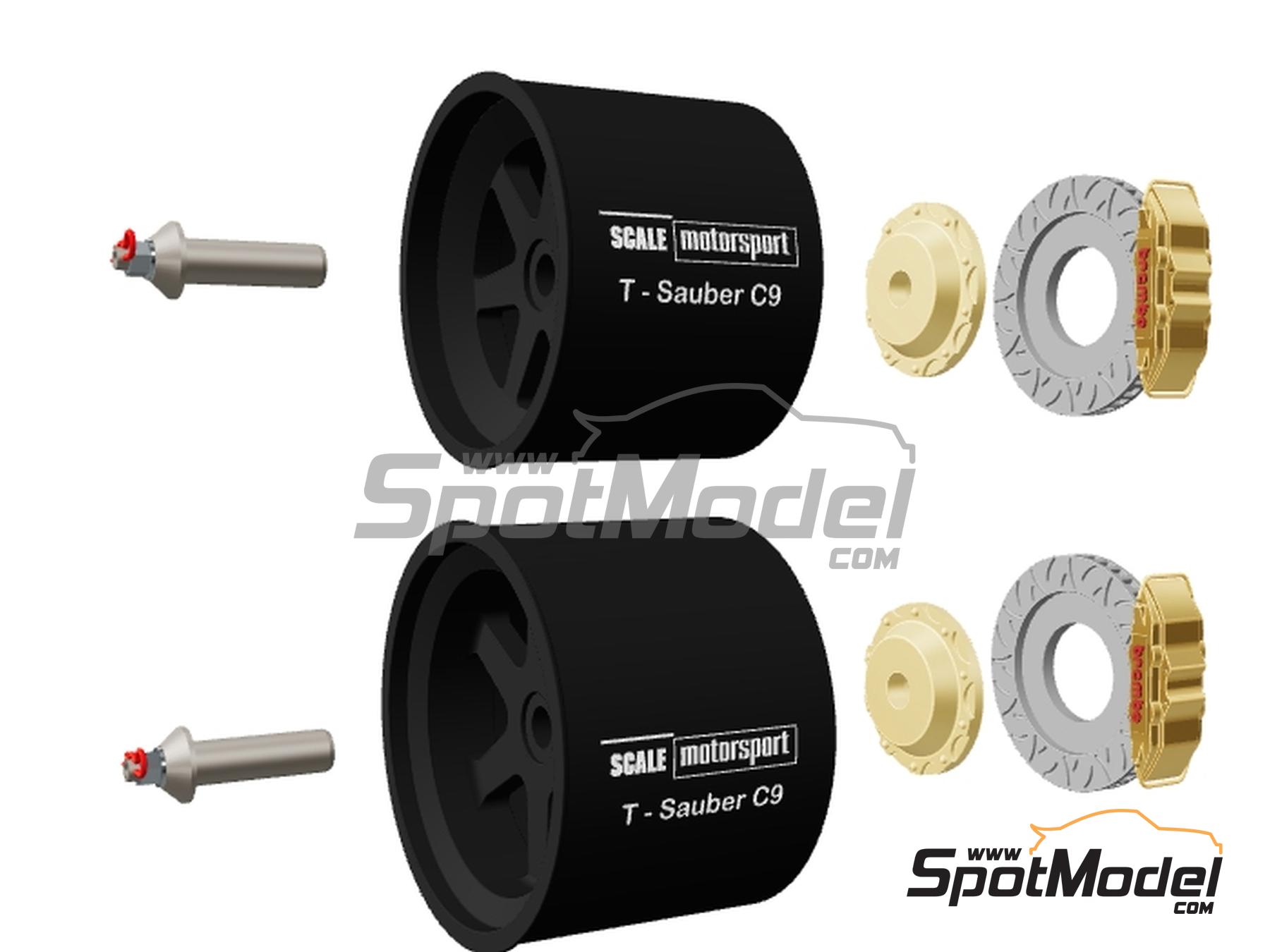Image 5: Sauber Mercedes C9 | Rims in 1/24 scale manufactured by Scale Motorsport (ref.&nbsp;SM6113, also 6113)