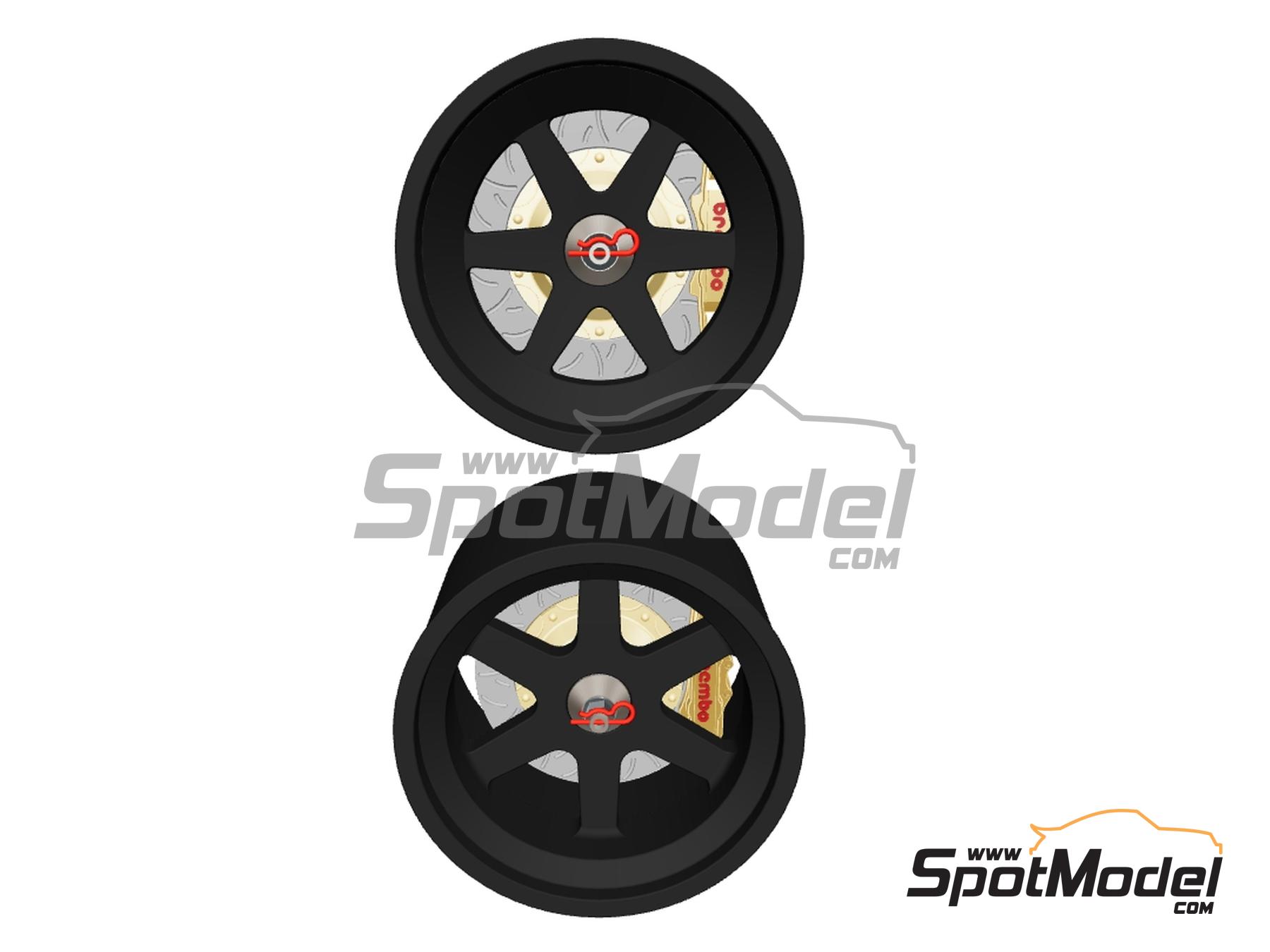 Image 3: Sauber Mercedes C9 | Rims in 1/24 scale manufactured by Scale Motorsport (ref.&nbsp;SM61132, also 61132)