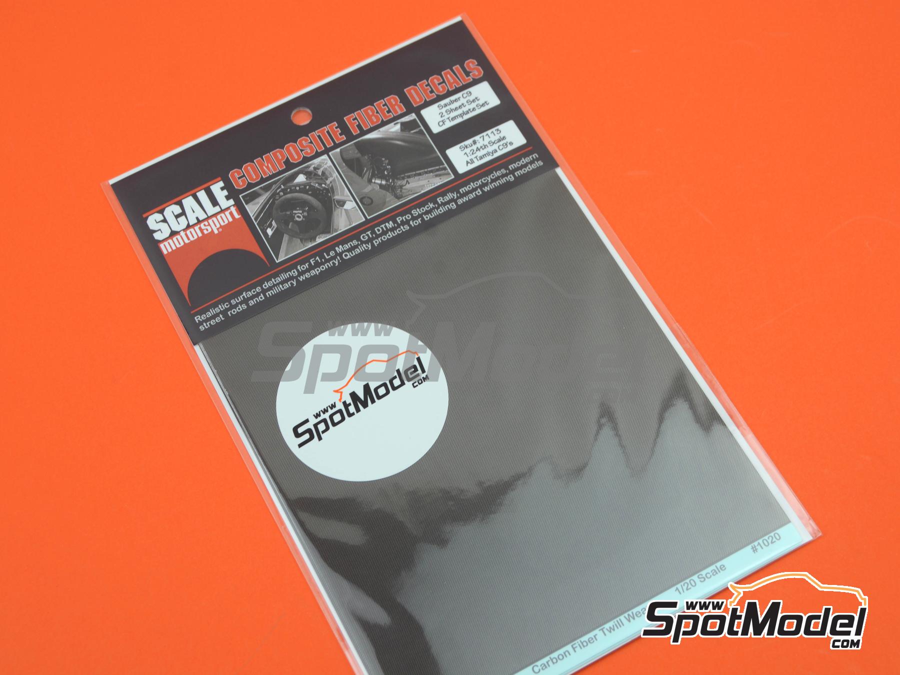Image 4: Sauber Mercedes C9 | Patron de fibra de carbono en calca en escala&nbsp;1/24 fabricado por Scale Motorsport (ref.&nbsp;SM7113, tambien 7113)