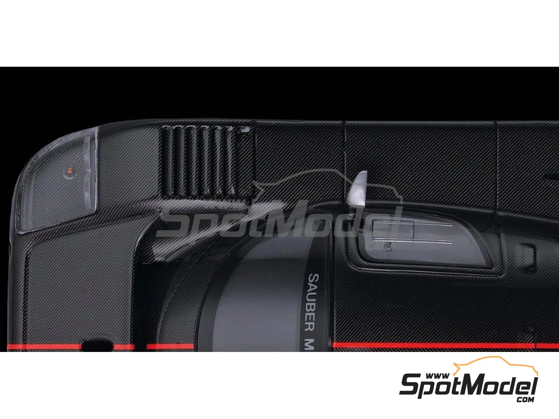 Image 2: Sauber Mercedes C9 Full Carbon Jacket | Carbon fibre pattern decal set in 1/24 scale manufactured by Scale Motorsport (ref.&nbsp;SM71132, also 71132)