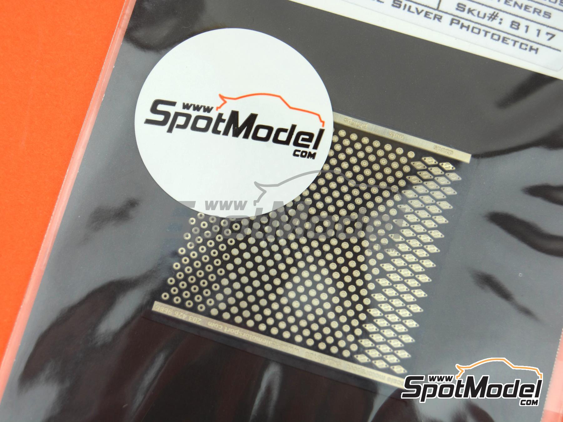 Image 1: Dzus, nuts, phillips heads, bold heads and washers | Detail in 1/24 scale manufactured by Scale Motorsport (ref.&nbsp;SM8117, also 8117)