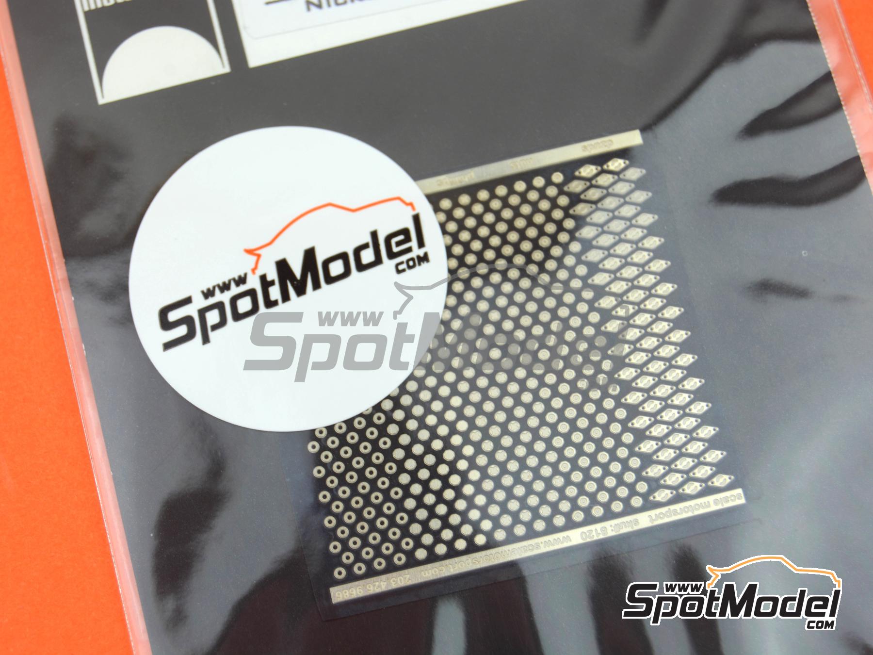 Image 2: Dzus, nuts, phillips heads, bold heads and washers | Detail in 1/24 scale manufactured by Scale Motorsport (ref.&nbsp;SM8117, also 8117)