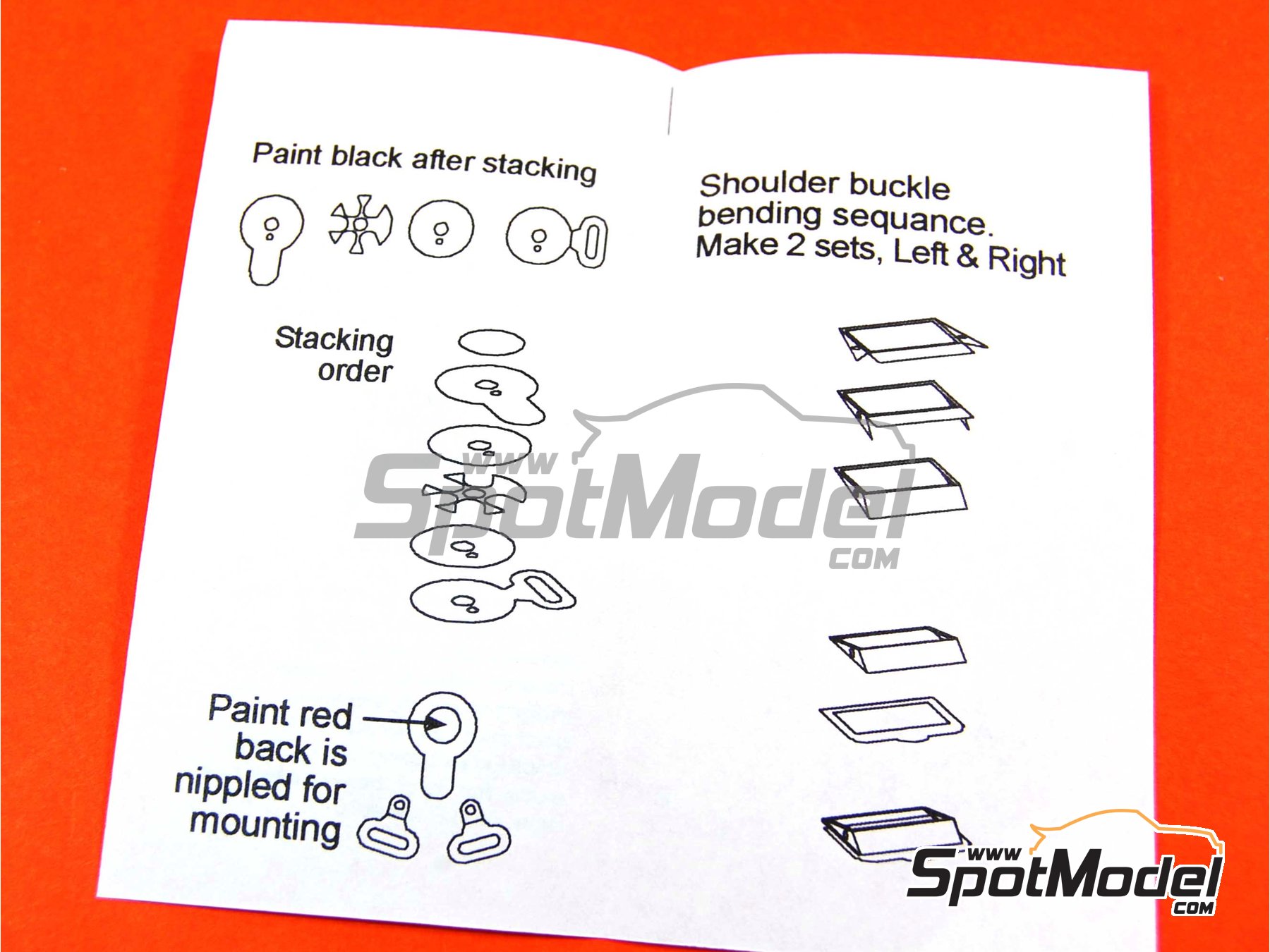 Image 4: Arneses para F1 modernos | Cinturones en escala&nbsp;1/20 fabricado por Scale Motorsport (ref.&nbsp;SM8122, tambien 8122)