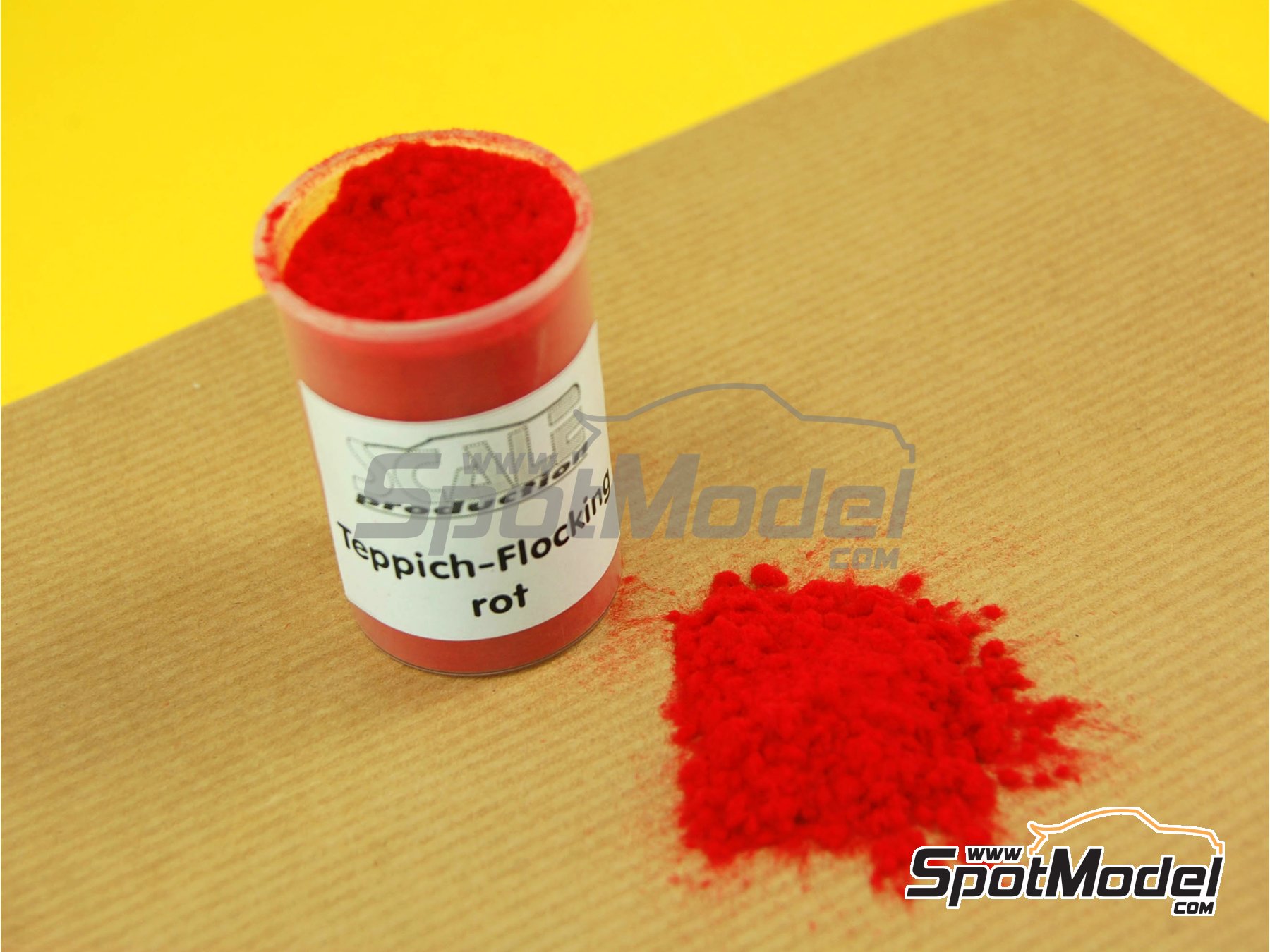 Image 1: Rojo - Rot | Flocado fabricado por Scale Production (ref.&nbsp;SP-FLOCK5, tambien 9789597279082)