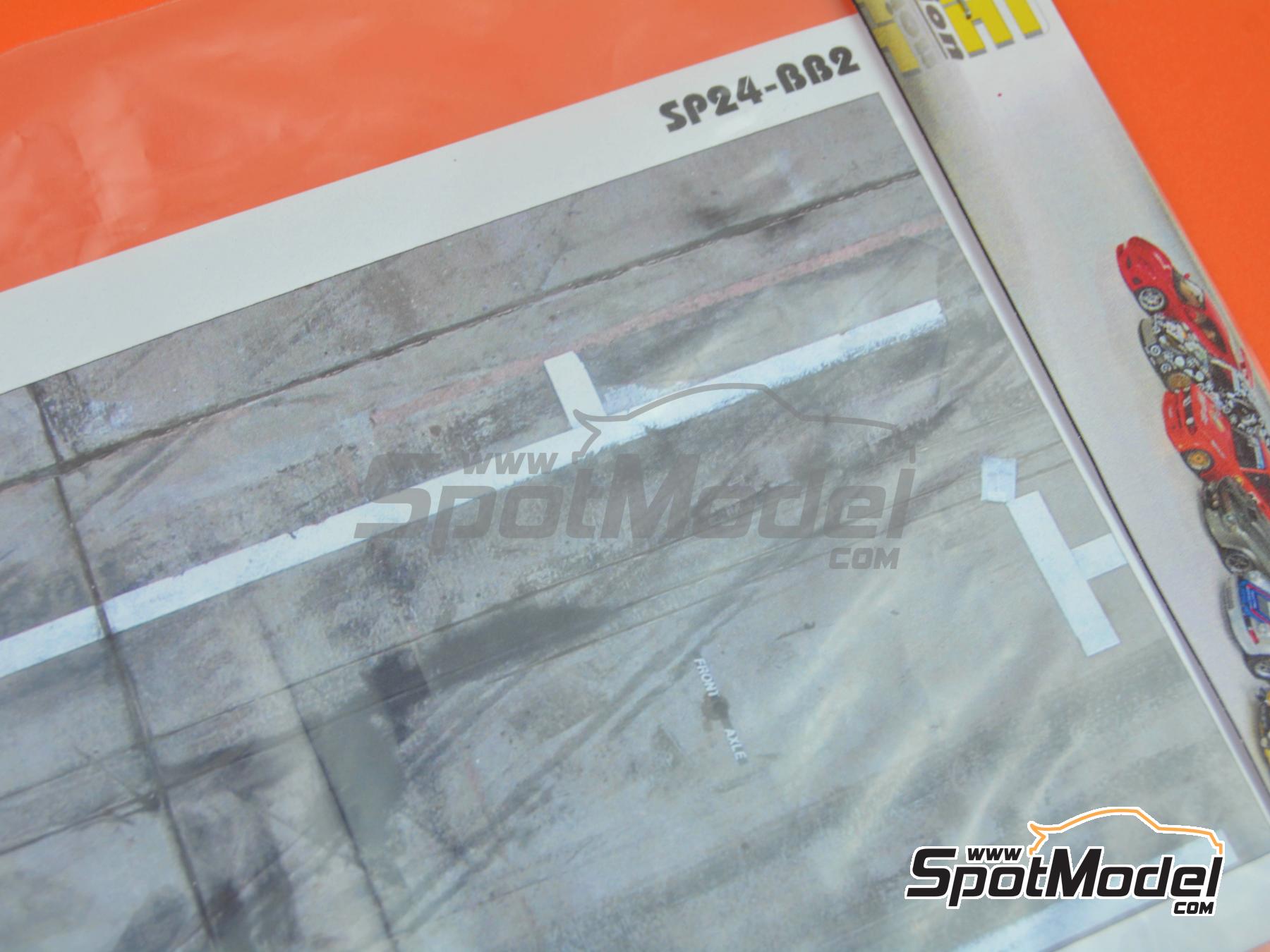 Image 3: Pegatinas autoadhesivas de pit-lane - Versi&oacute;n 2 | Detalle en escala&nbsp;1/24 fabricado por Scale Production (ref.&nbsp;SP24-BB2)