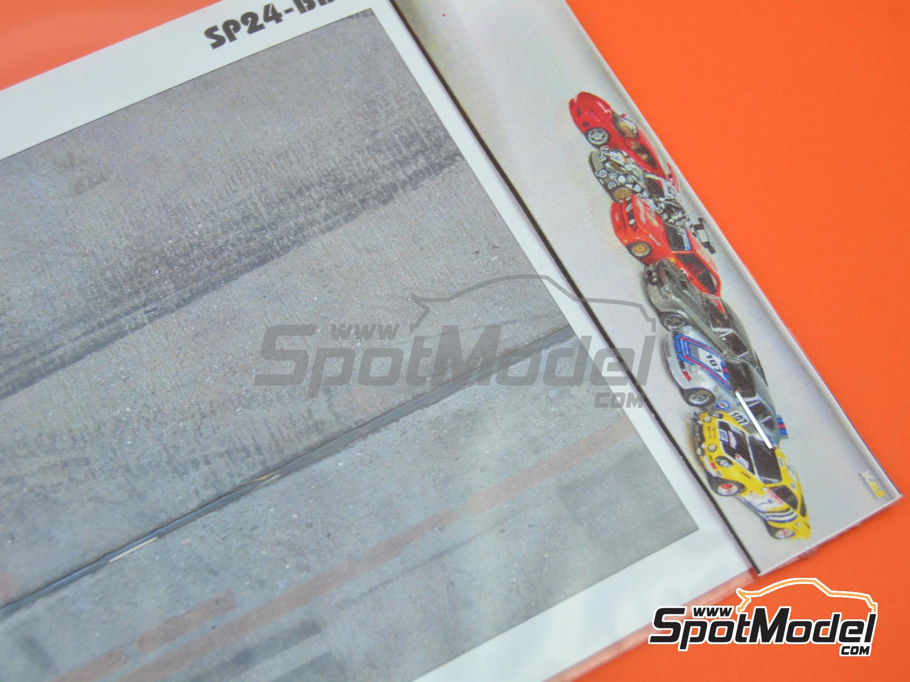 Image 4: Self adhesive pit-lane stickers - Version 3 | Detail in 1/24 scale manufactured by Scale Production (ref.&nbsp;SP24-BB3)
