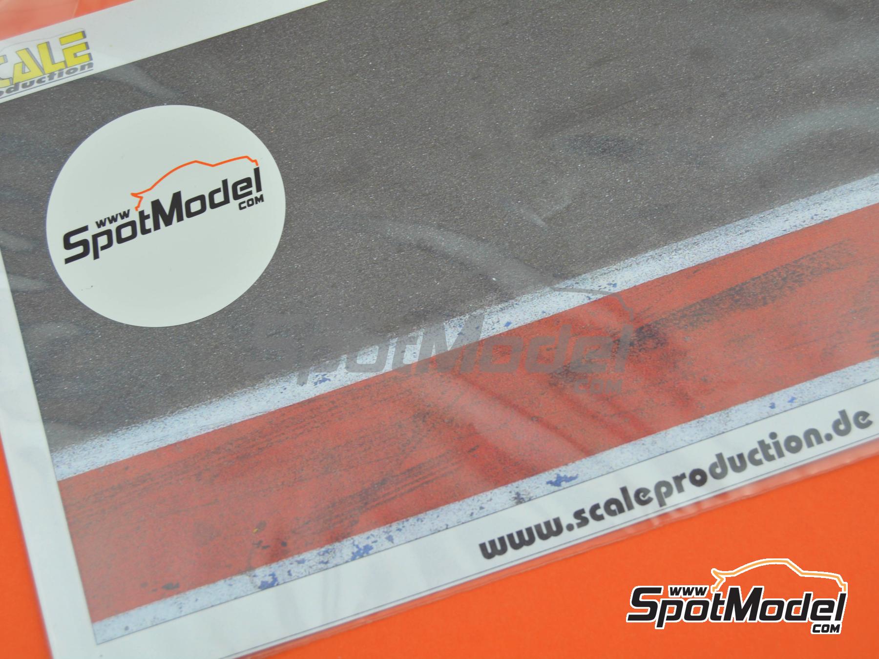 Image 4: Self adhesive pit-lane stickers - Version 6 | Detail in 1/24 scale manufactured by Scale Production (ref.&nbsp;SP24-BB6)