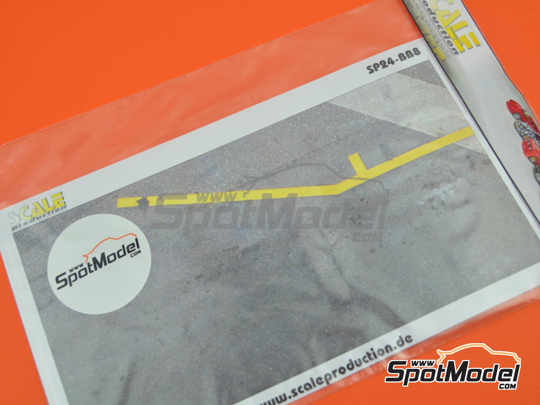 Image 2: Pegatinas autoadhesivas de pit-lane - Versi&oacute;n 8 | Detalle en escala&nbsp;1/24 fabricado por Scale Production (ref.&nbsp;SP24-BB8)