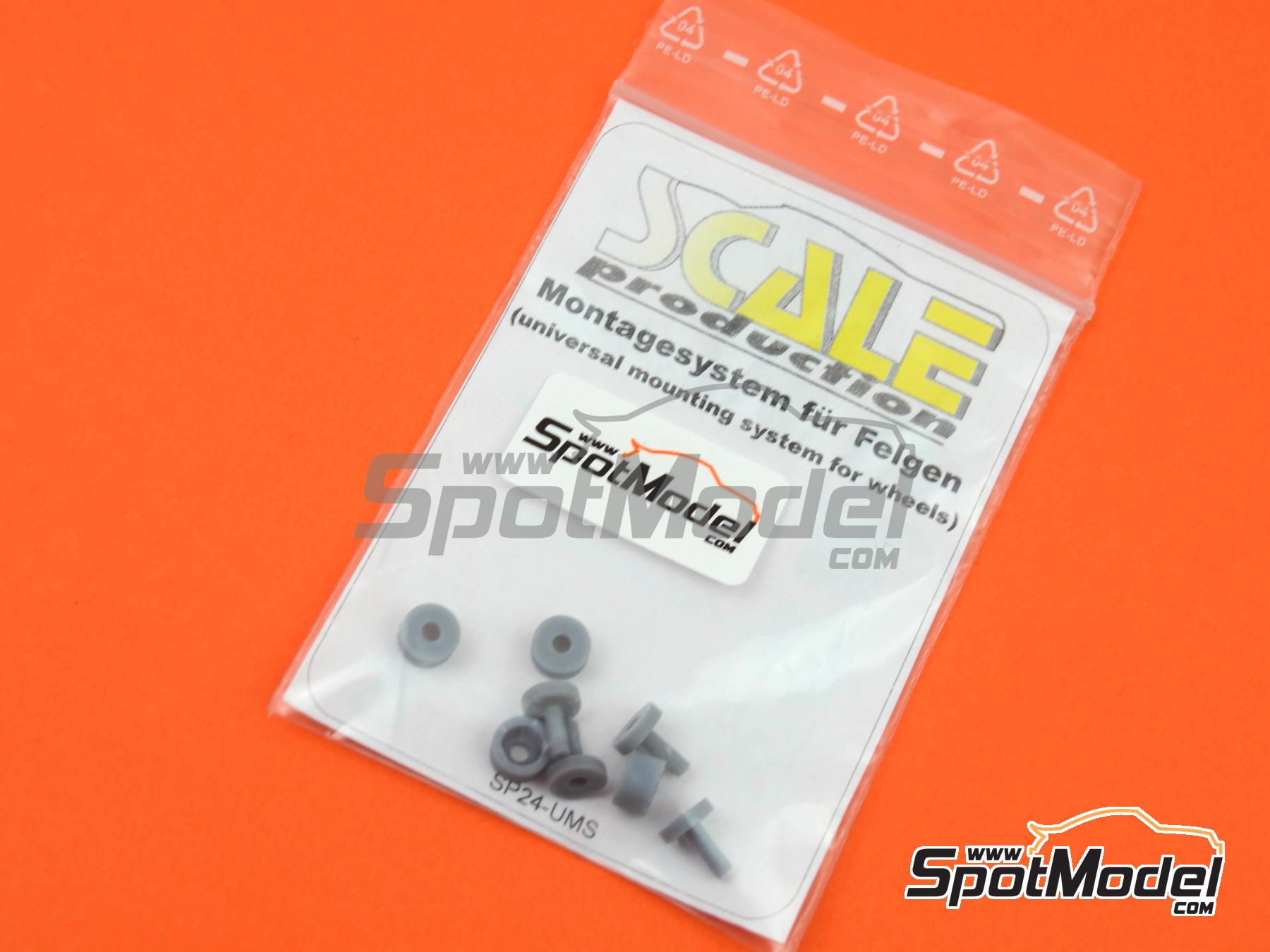 Image 3: Universal Mounting System for wheels | Upgrade in 1/24 scale manufactured by Scale Production (ref.&nbsp;SP24-UMS)