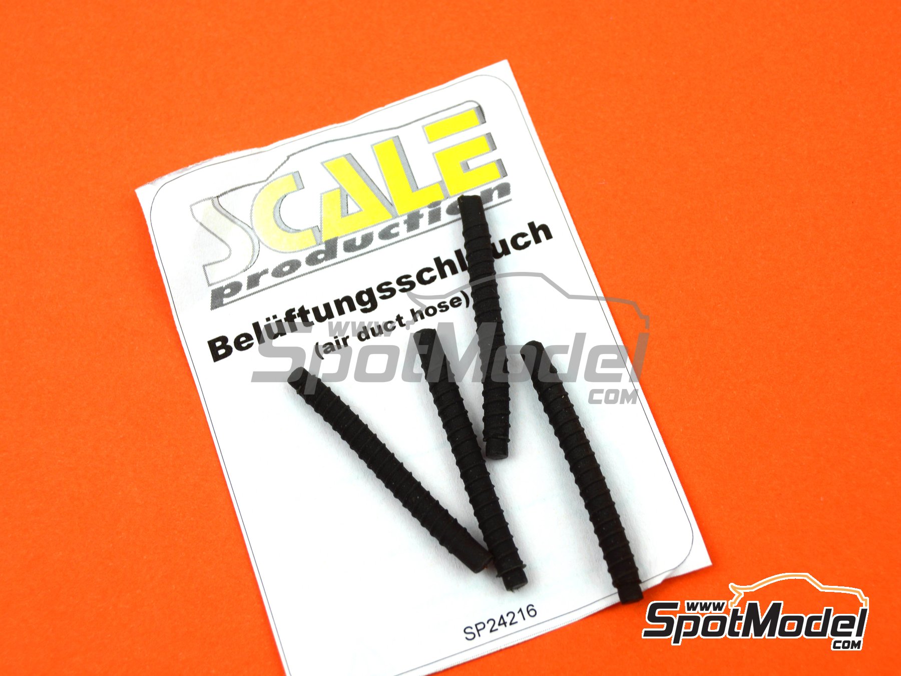Image 3: Air duct hose | Detail in 1/24 scale manufactured by Scale Production (ref.&nbsp;SP24216)