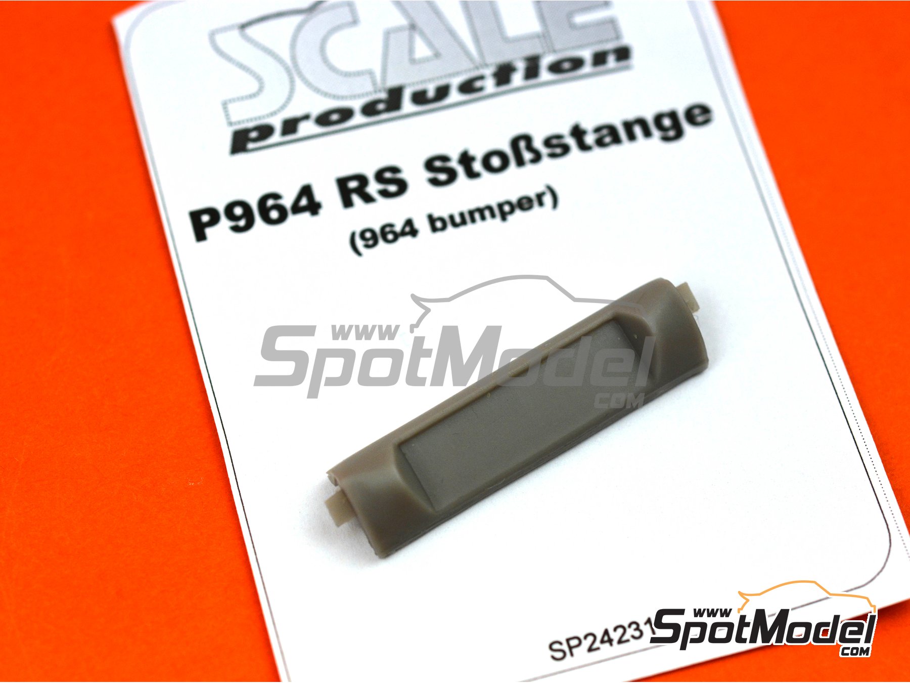Image 3: Porsche 964 RS bumper | Transkit in 1/24 scale manufactured by Scale Production (ref.&nbsp;SP24231)
