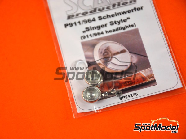 Image 3: Faros Porsche 911 Singer Style | Luces en escala&nbsp;1/24 fabricado por Scale Production (ref.&nbsp;SP24258)