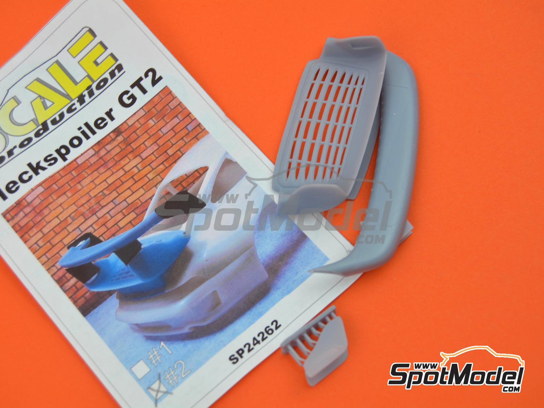 Image 4: Porsche 993 GT2 rear wing type 2 | Wing set in 1/24 scale manufactured by Scale Production (ref.&nbsp;SP24262-2, also SP24262#2)