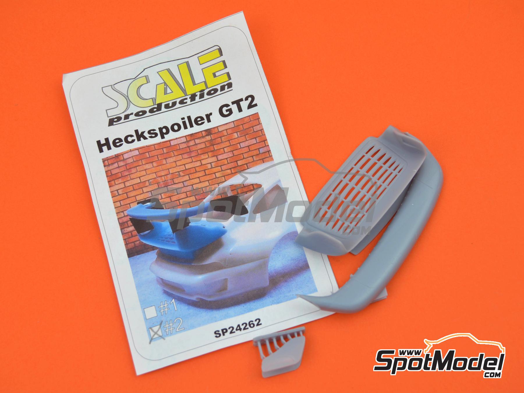 Image 7: Porsche 993 GT2 rear wing type 2 | Wing set in 1/24 scale manufactured by Scale Production (ref.&nbsp;SP24262-2, also SP24262#2)