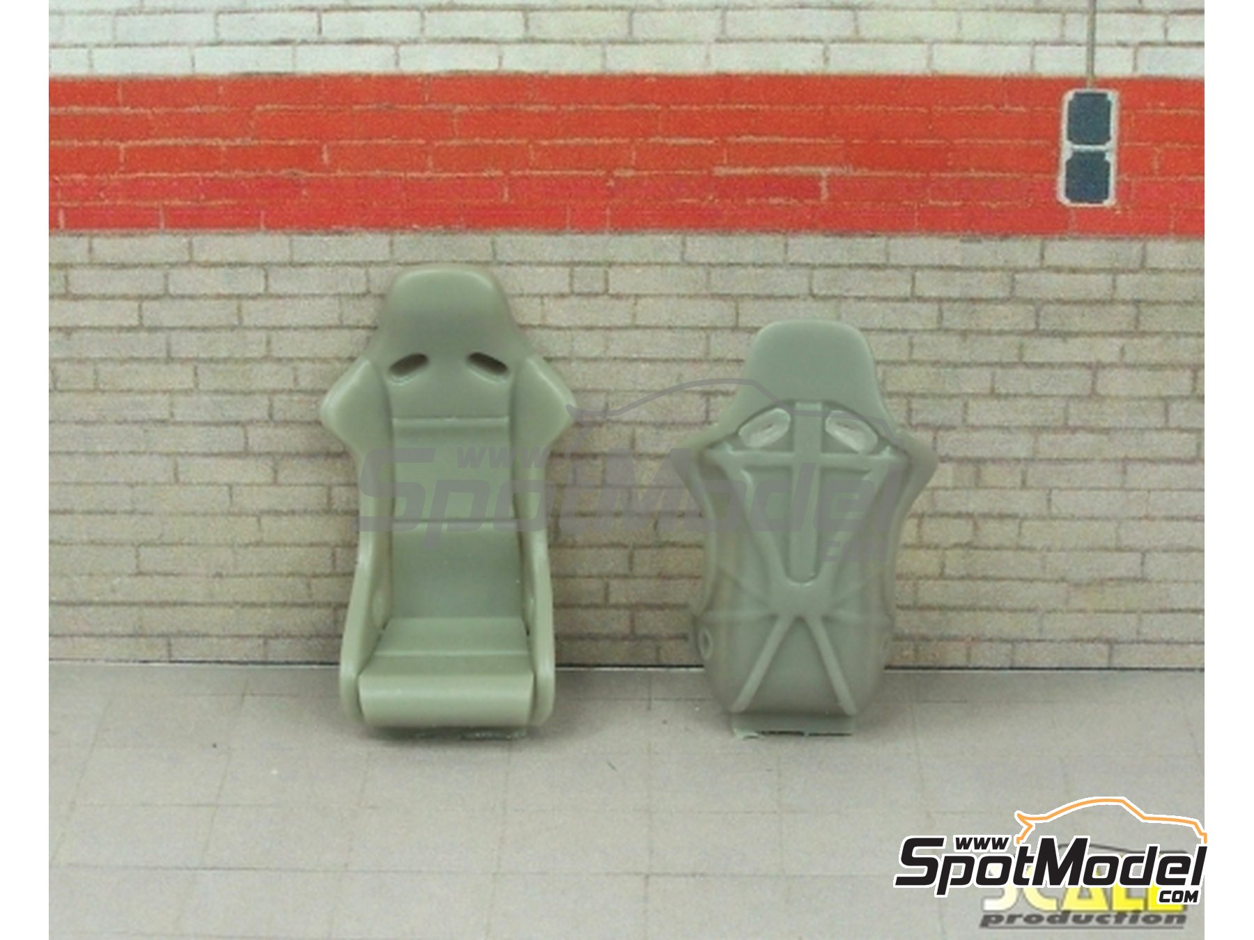 Image 1: Porsche RS Baquet | Seat in 1/24 scale manufactured by Scale Production (ref.&nbsp;SP24270)