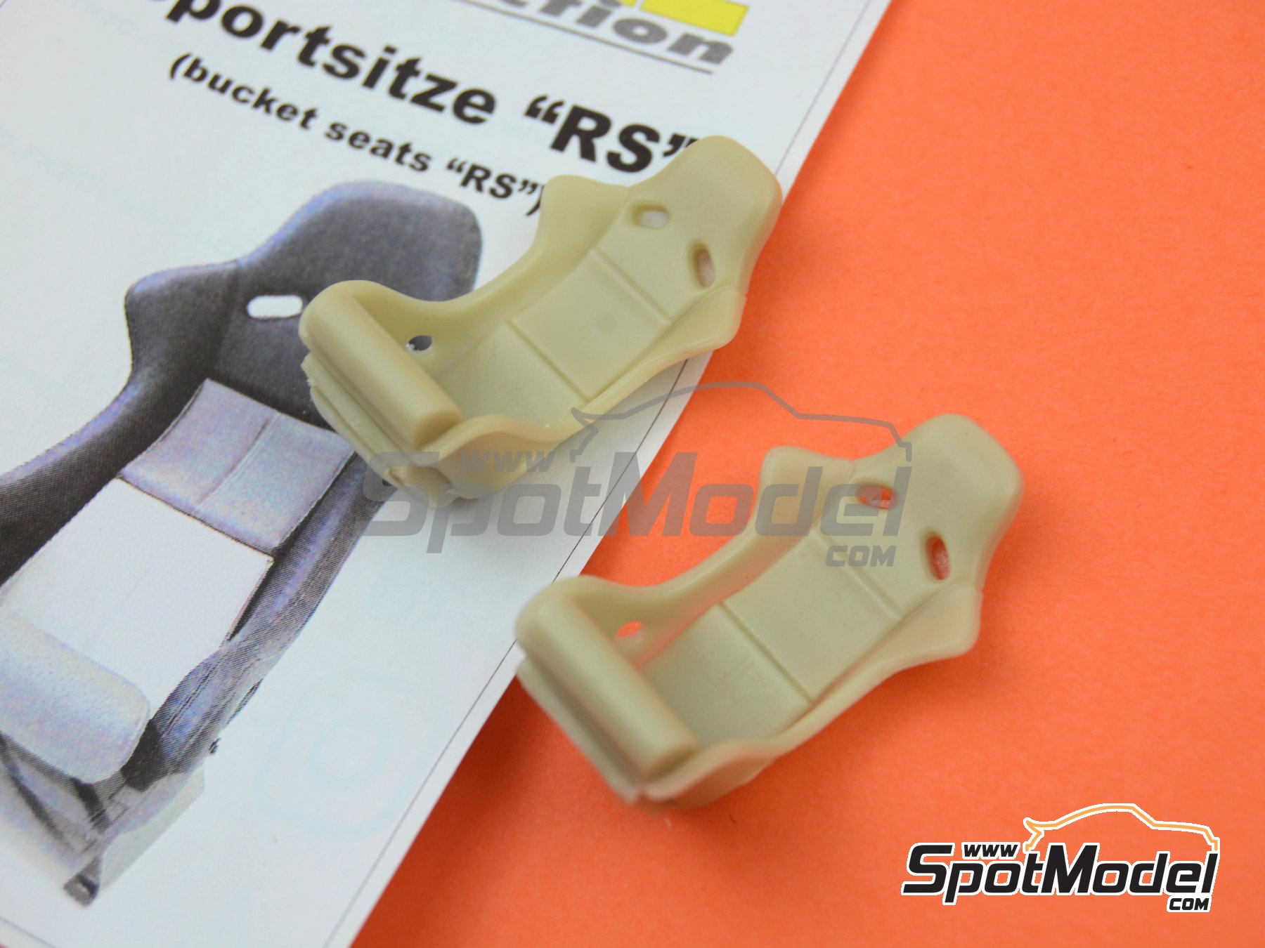 Image 4: Porsche RS Baquet | Seat in 1/24 scale manufactured by Scale Production (ref.&nbsp;SP24270)