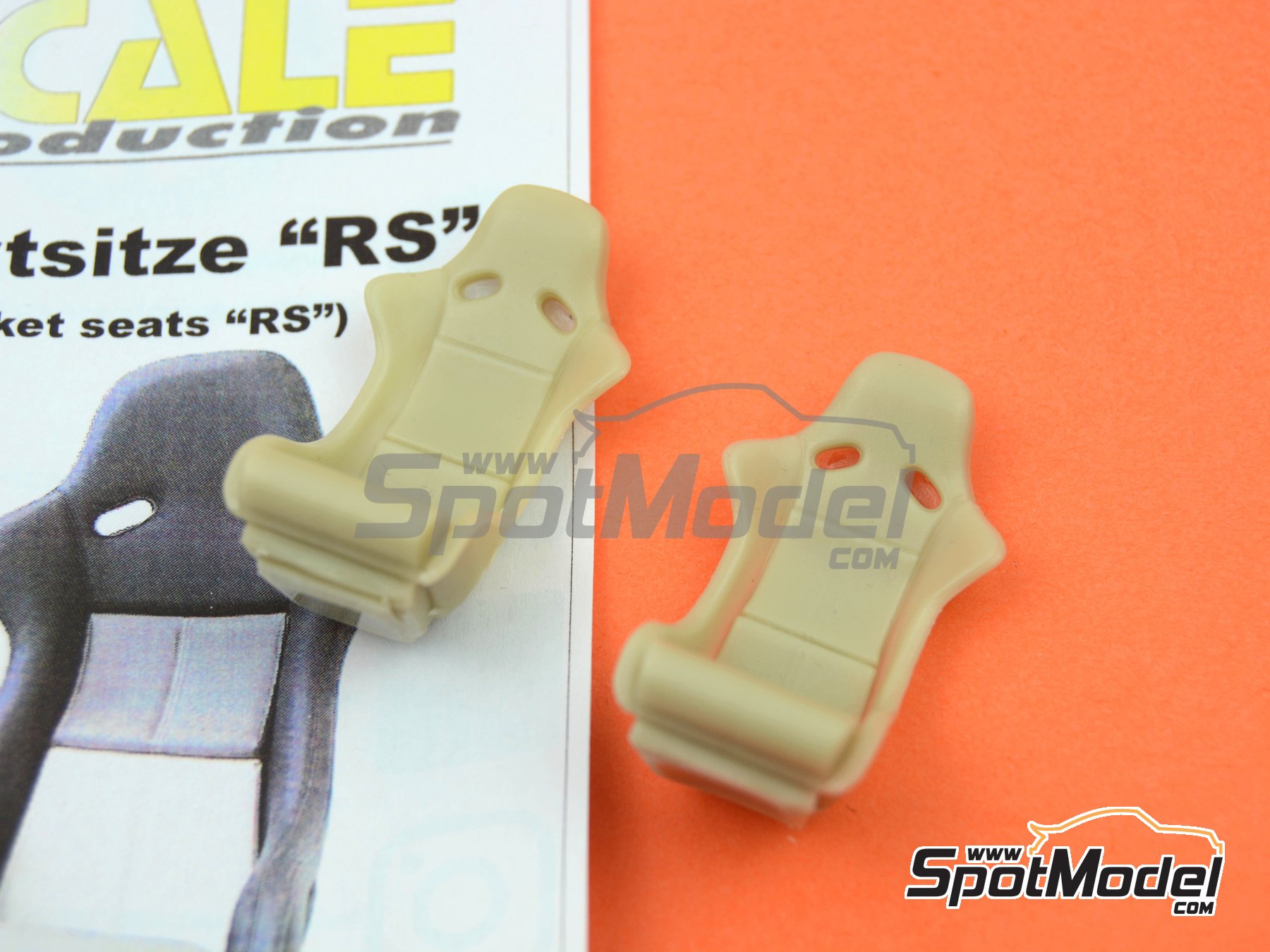 Image 6: Porsche RS Baquet | Seat in 1/24 scale manufactured by Scale Production (ref.&nbsp;SP24270)