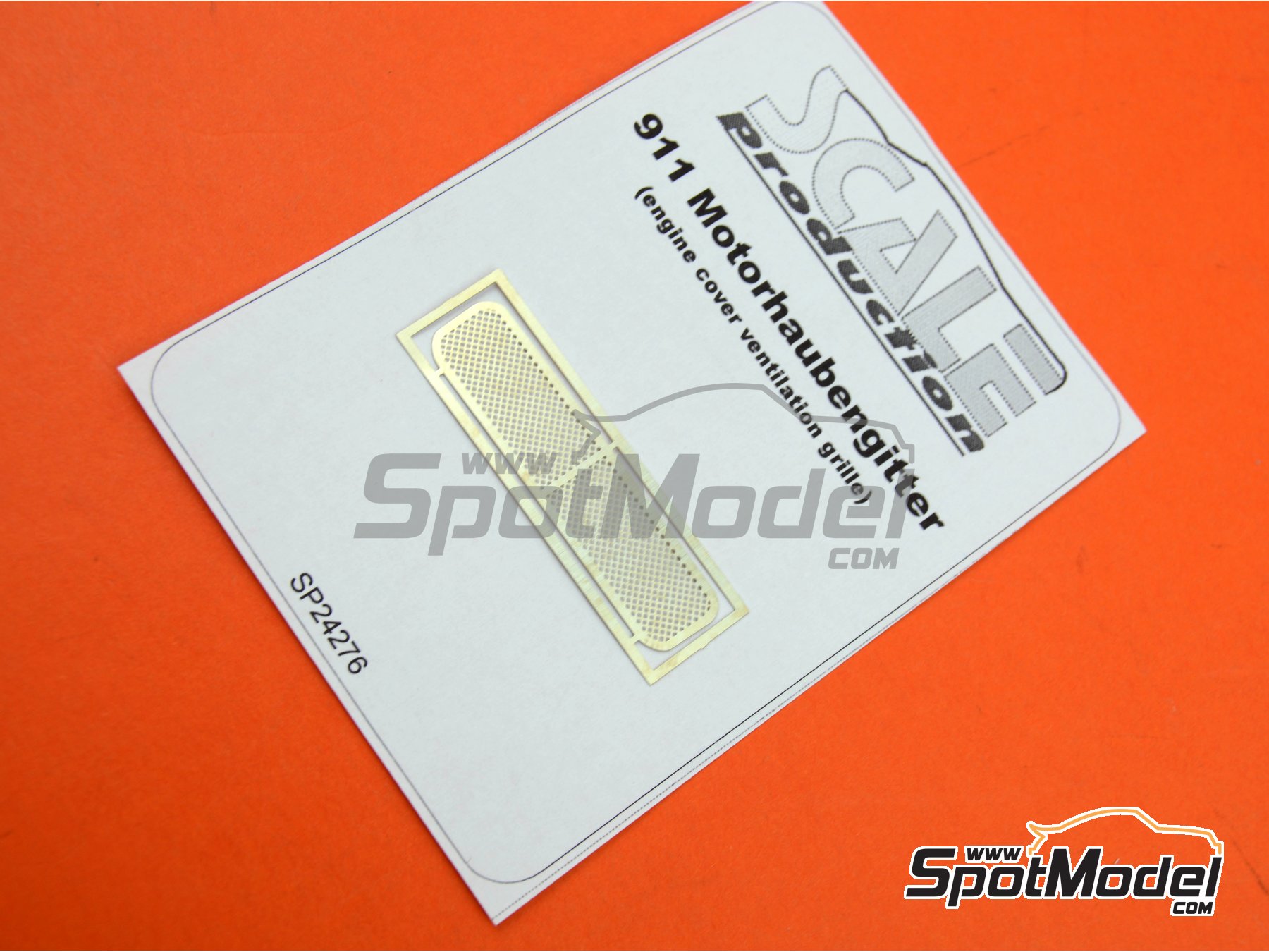 Image 6: 911 outlaw ventilation grille | Detail in 1/24 scale manufactured by Scale Production (ref.&nbsp;SP24276)