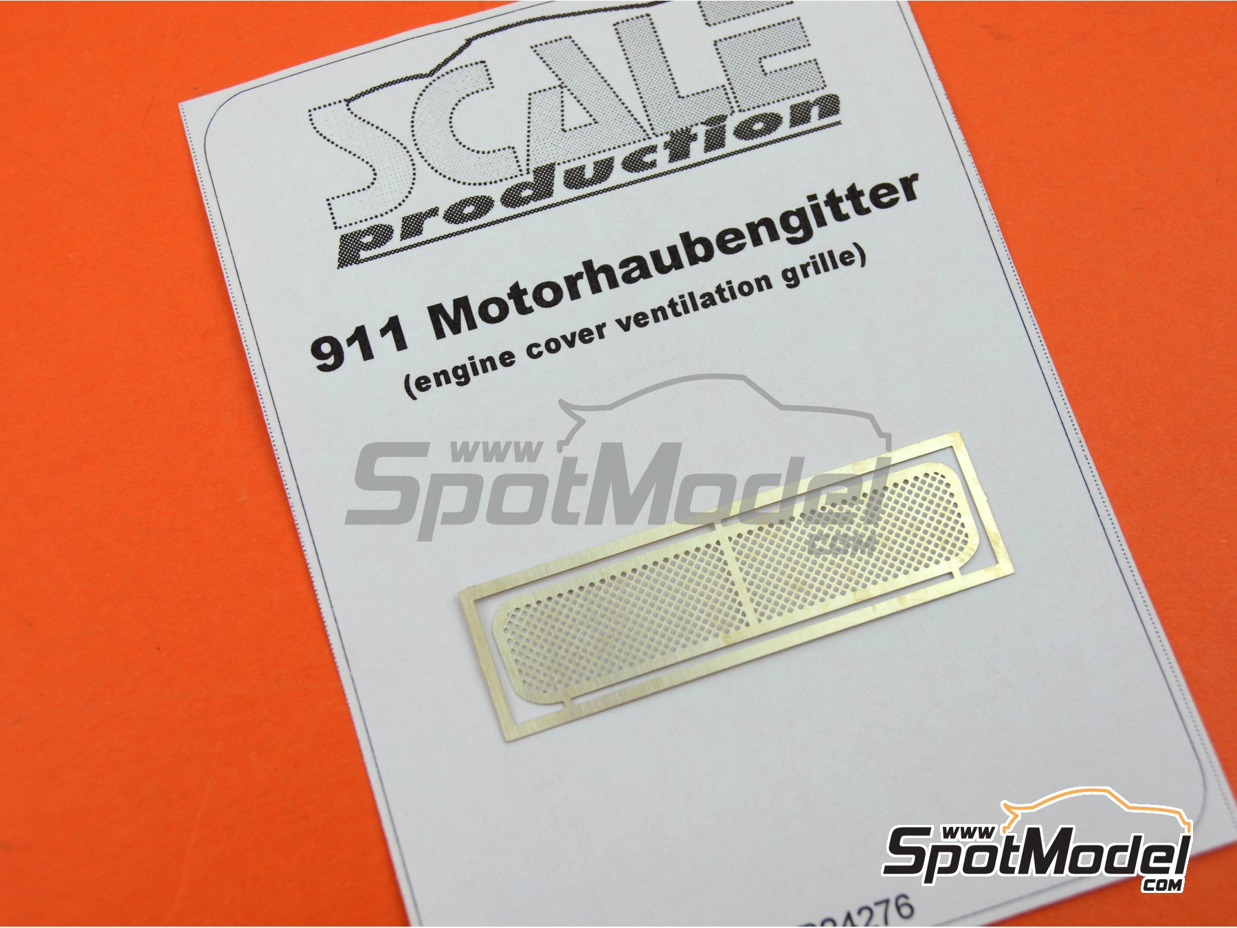 Image 8: 911 outlaw ventilation grille | Detail in 1/24 scale manufactured by Scale Production (ref.&nbsp;SP24276)