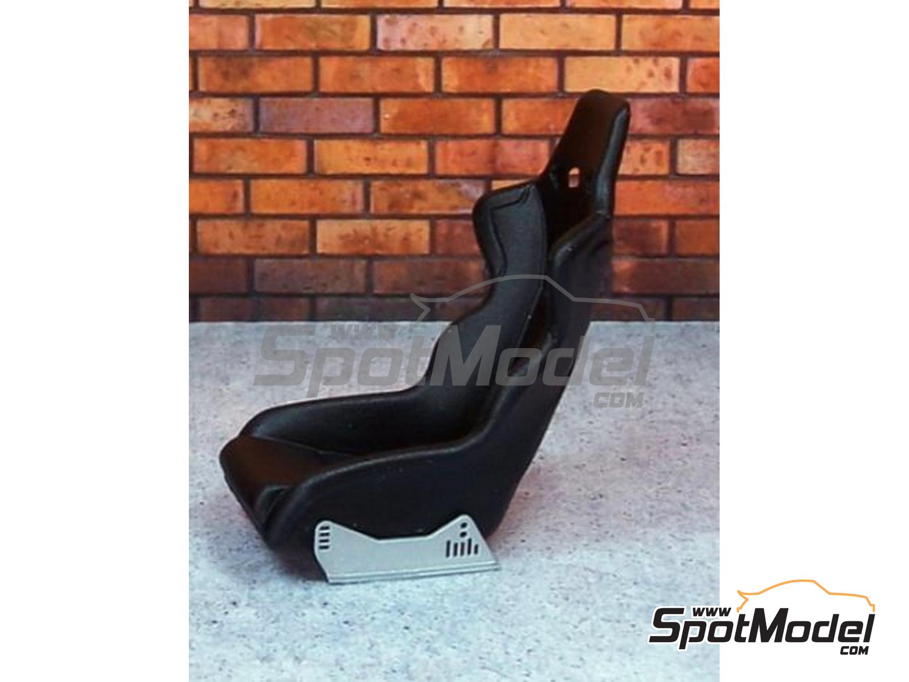 Image 2: Side mount seat brackets - type 2 | Detail in 1/24 scale manufactured by Scale Production (ref.&nbsp;SP24302-2, also SP24302#2)