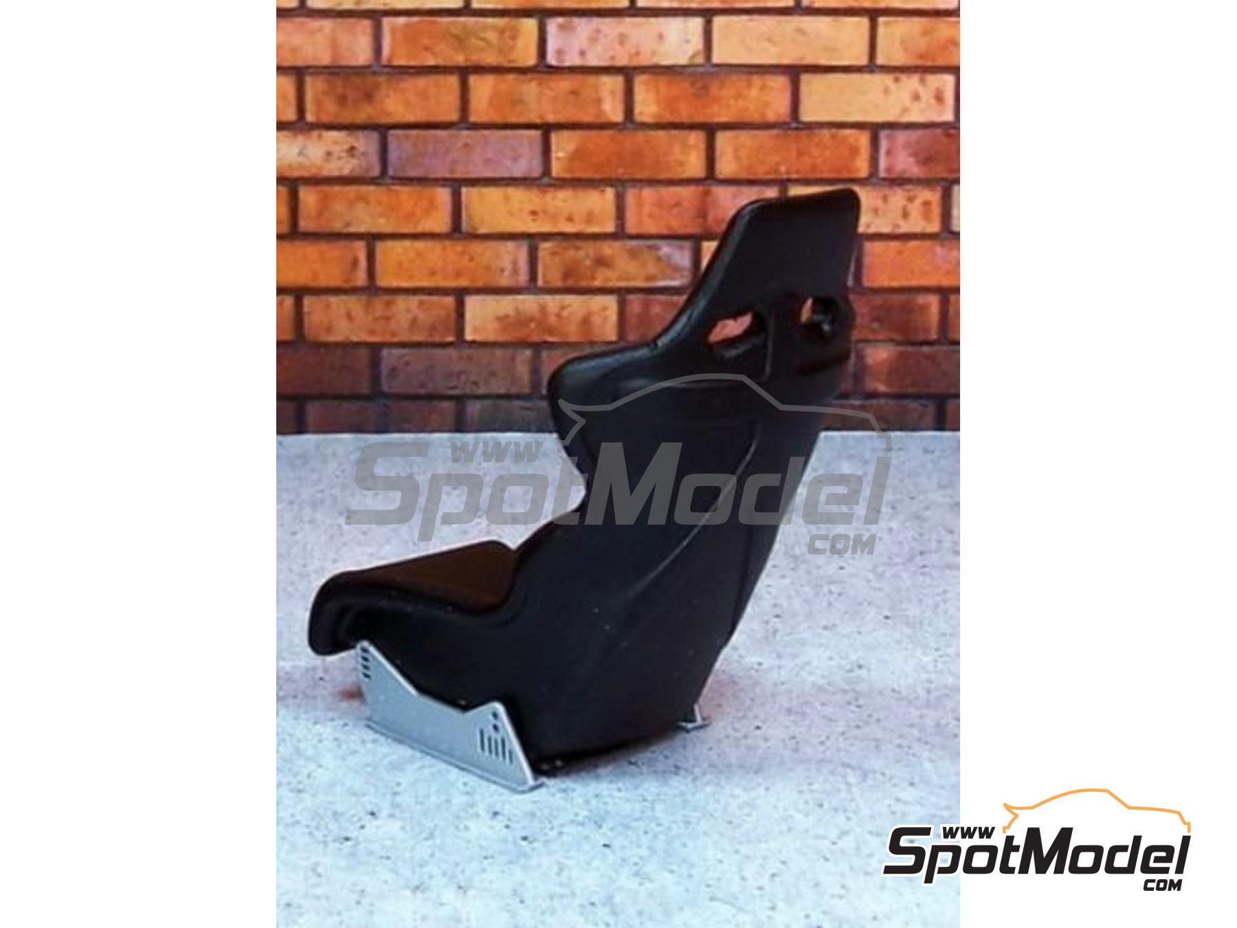 Image 3: Side mount seat brackets - type 2 | Detail in 1/24 scale manufactured by Scale Production (ref.&nbsp;SP24302-2, also SP24302#2)