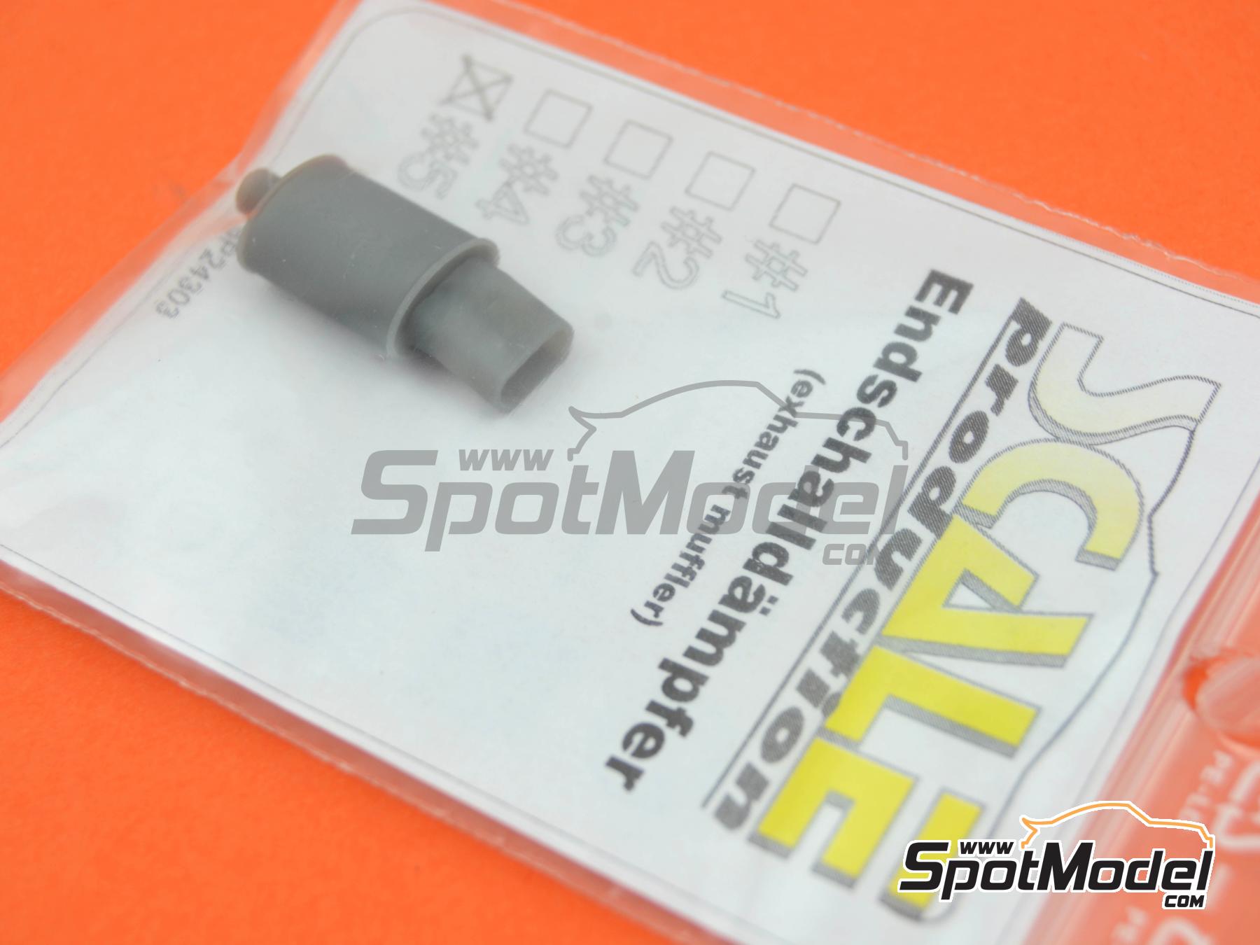 Image 5: Exhaust muffler - Type 5 | Exhaust in 1/24 scale manufactured by Scale Production (ref. SP24303-5, also SP24303#5)