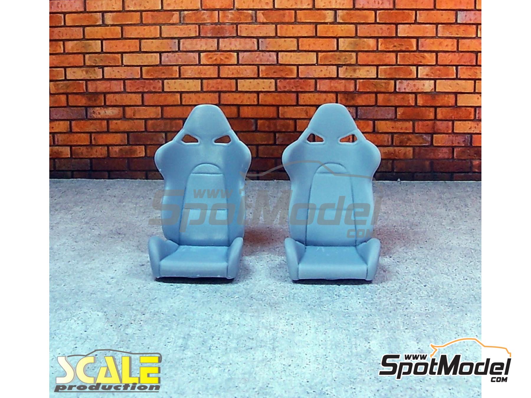 Image 1: Bride Cuga | Seat in 1/24 scale manufactured by Scale Production (ref. SP24334, also SP24334-WITHOUT-DECA)