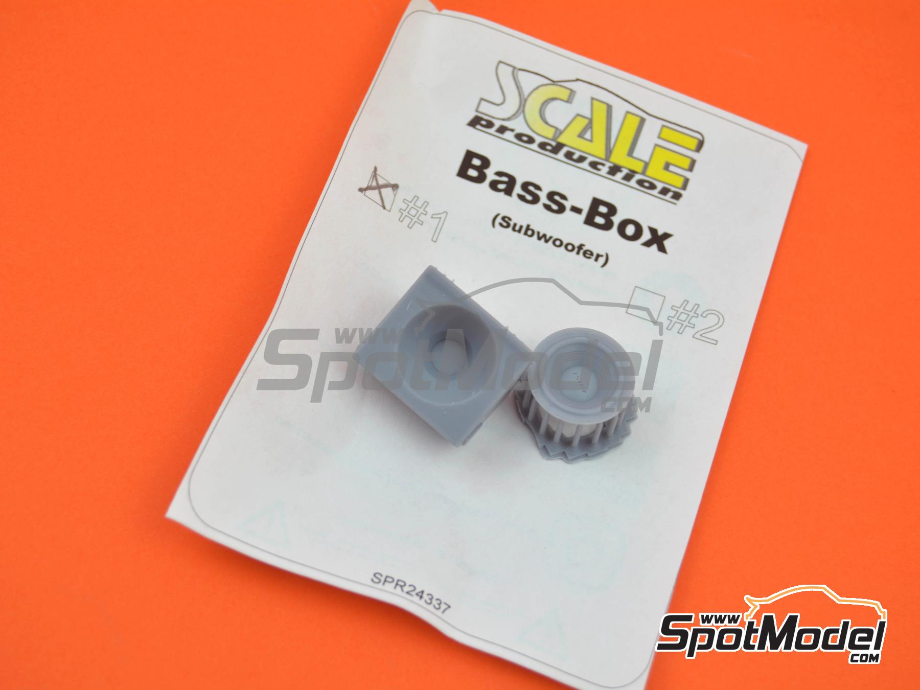 Image 1: Subwoofer | Detail in 1/24 scale manufactured by Scale Production (ref.&nbsp;SP24337-1, also SP24337#1)