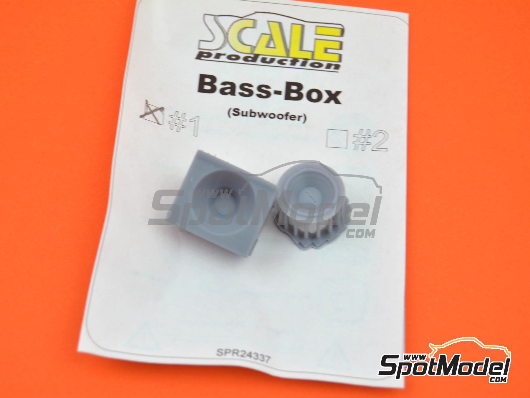 Image 2: Subwoofer | Detail in 1/24 scale manufactured by Scale Production (ref.&nbsp;SP24337-1, also SP24337#1)