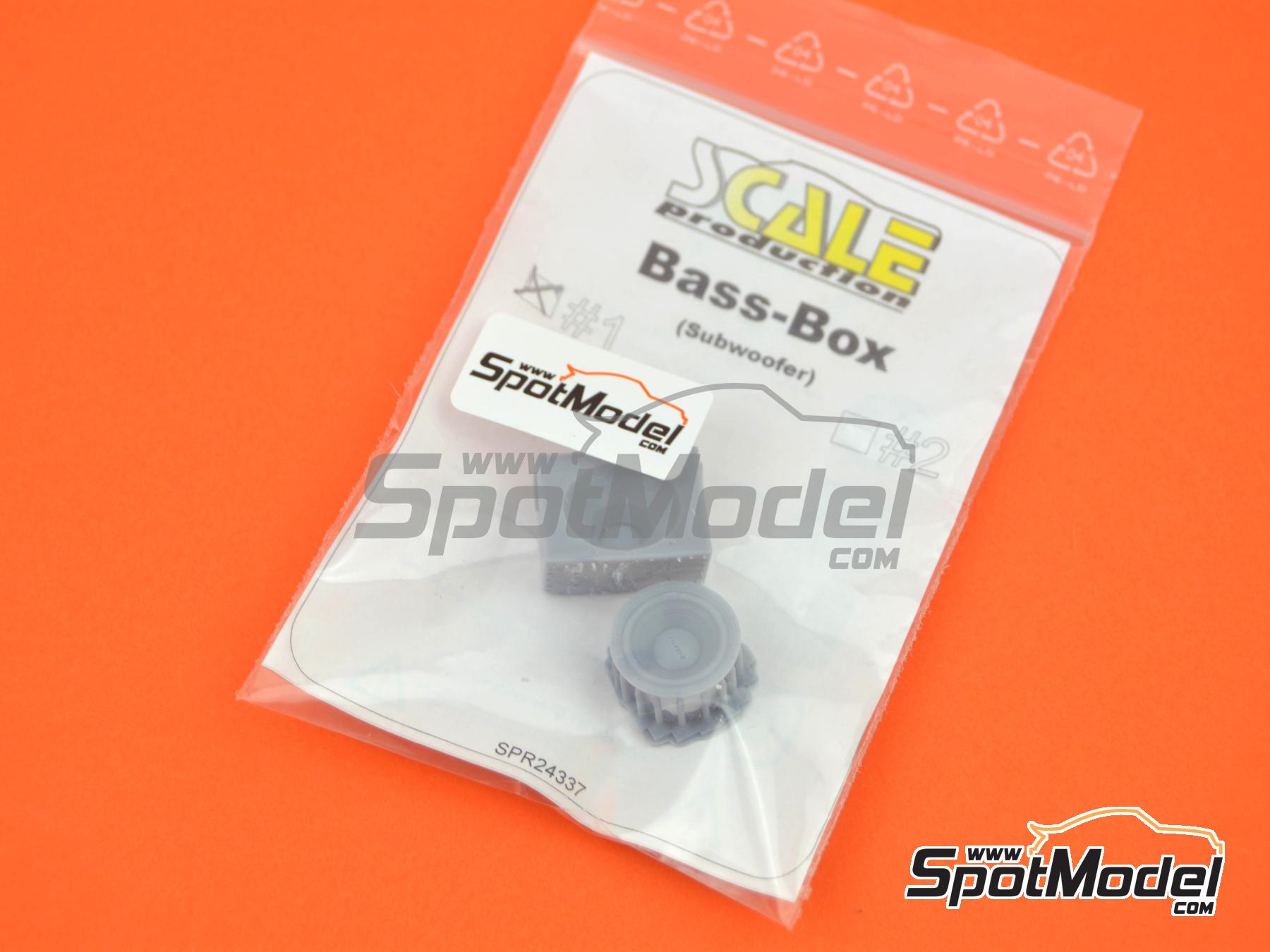 Image 4: Subwoofer | Detail in 1/24 scale manufactured by Scale Production (ref.&nbsp;SP24337-1, also SP24337#1)