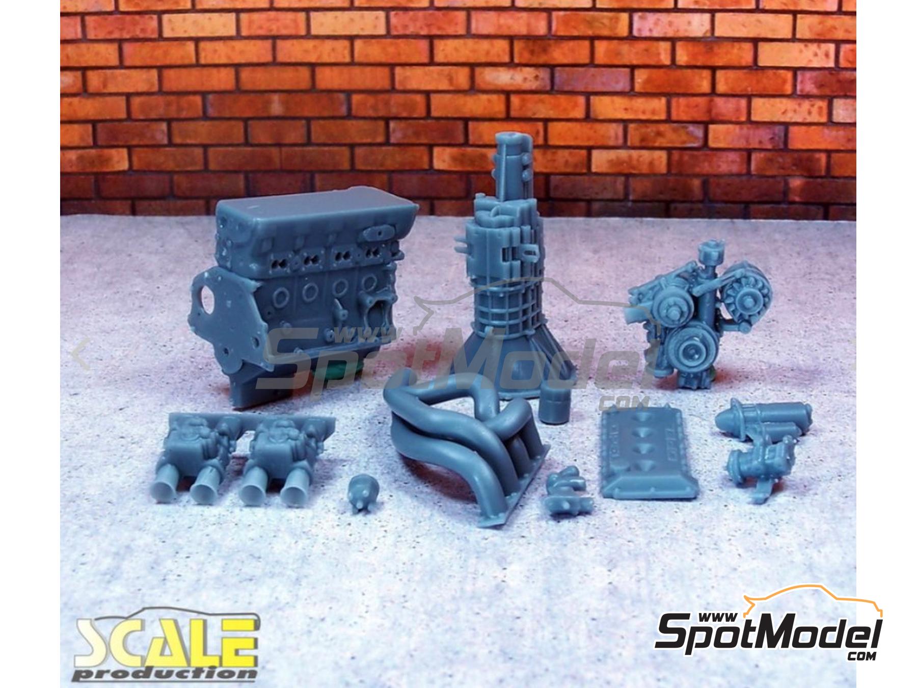 Image 1: Opel Manta/Ascona 400 2.4L | Motor en escala&nbsp;1/24 fabricado por Scale Production (ref.&nbsp;SP24342)