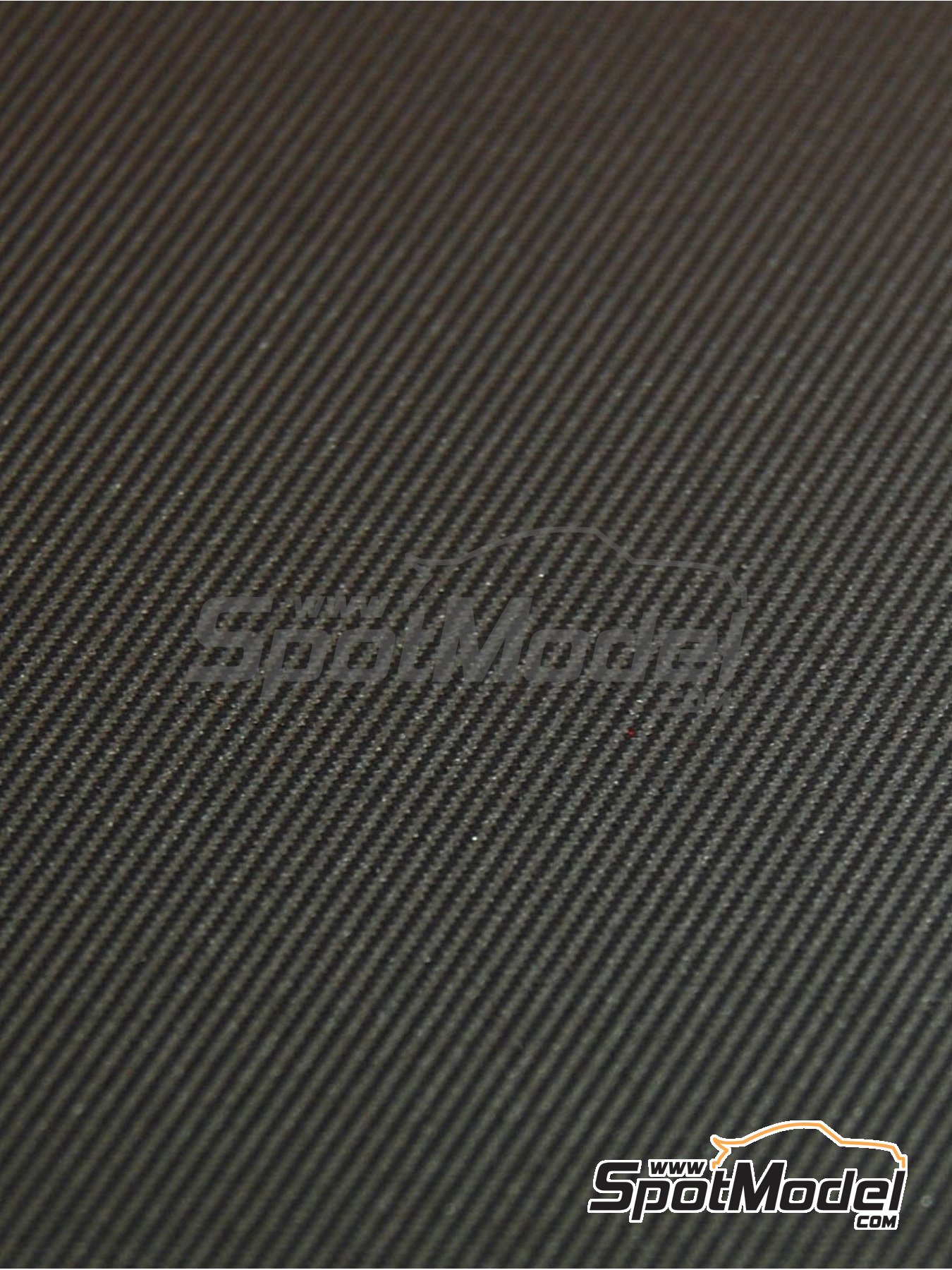 1/24 Carbon Twill Weave Black on Amber Metallic Decal Sheet 