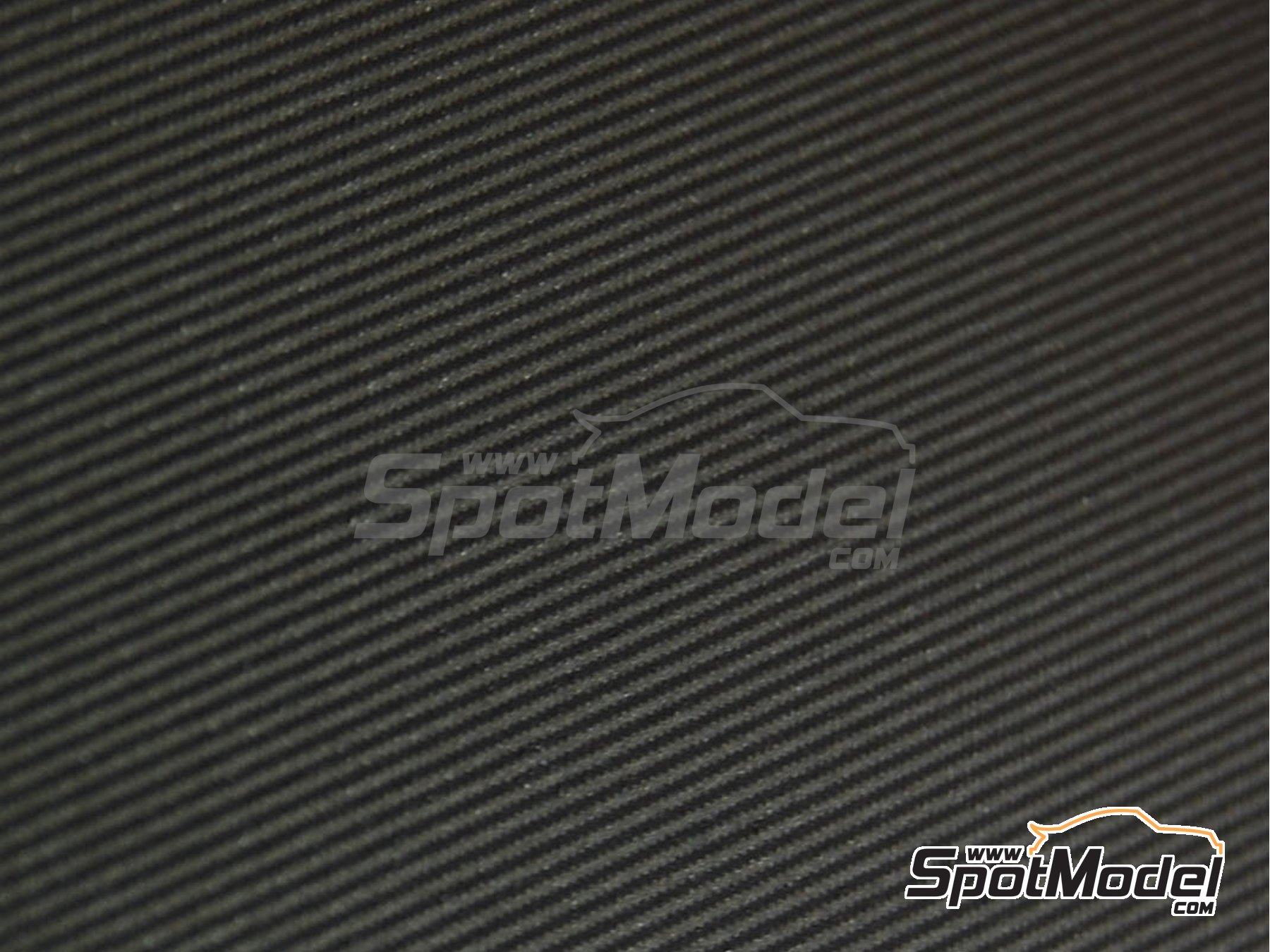 Image 1: Twill weave carbon fiber - silver + black - Small size - 150x210mm | Carbon fiber decal manufactured by Scale Production (ref. SPD24050)