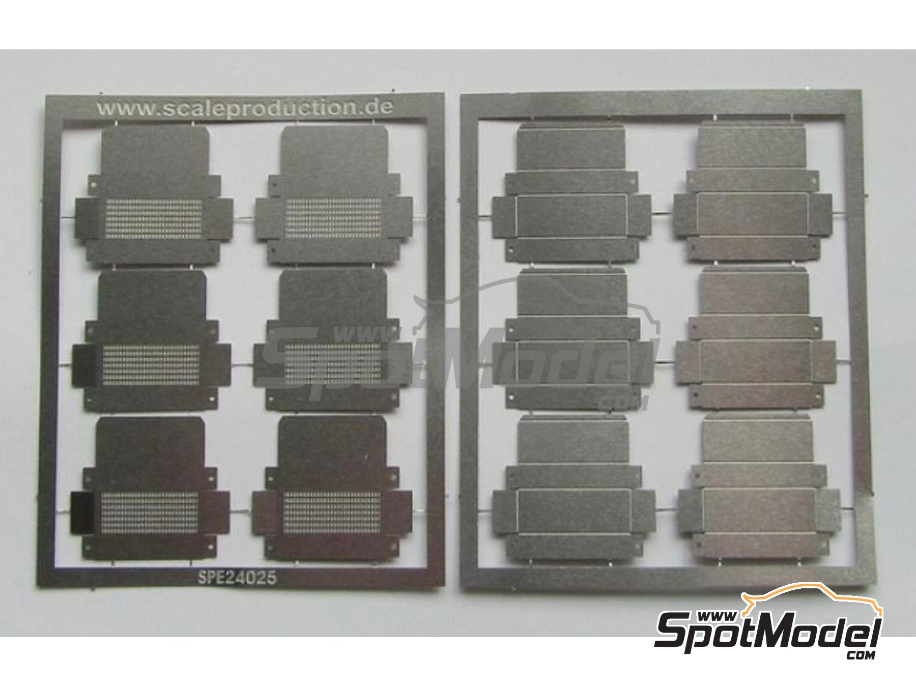 Image 1: Radiador de aceite | Detalle en escala&nbsp;1/24 fabricado por Scale Production (ref.&nbsp;SPE24025)