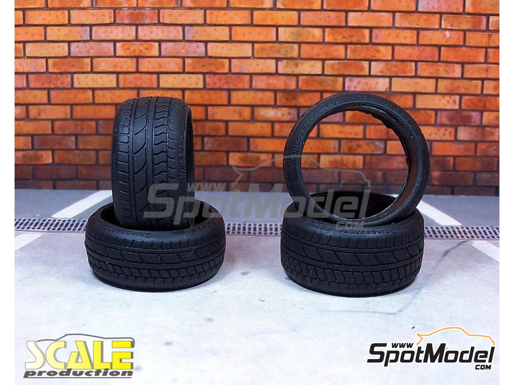 Image 1: Bridgestone de 21 pulgadas Perfil "estirado" | Neum&aacute;ticos en escala&nbsp;1/24 fabricado por Scale Production (ref.&nbsp;SPR24032)