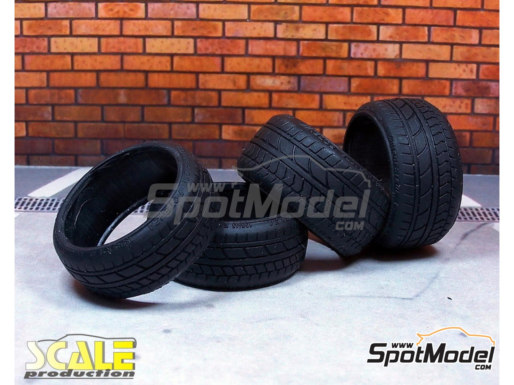 Image 2: Bridgestone de 21 pulgadas Perfil "estirado" | Neum&aacute;ticos en escala&nbsp;1/24 fabricado por Scale Production (ref.&nbsp;SPR24032)