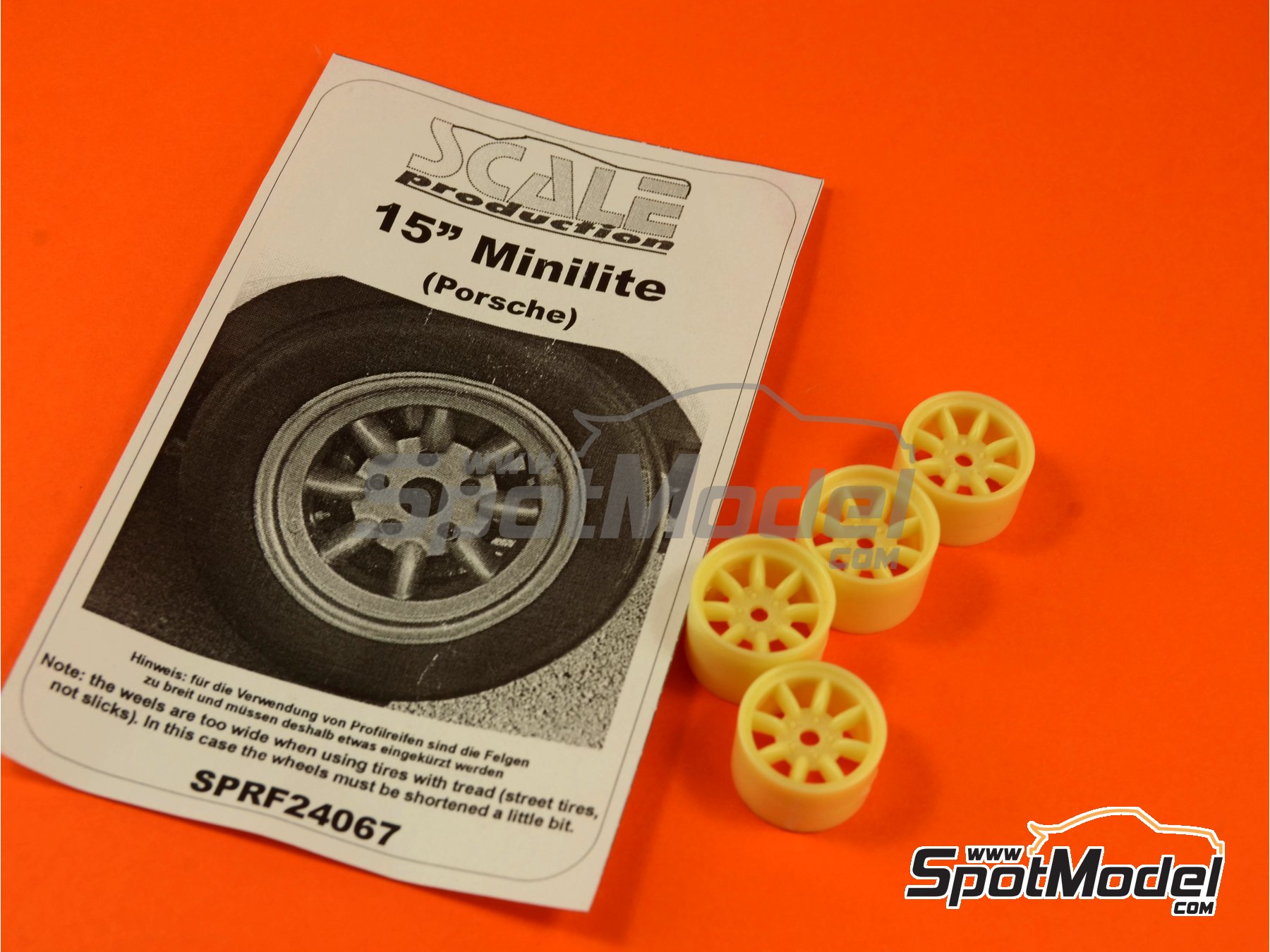 Image 5: Minilite de 15 pulgadas | Llantas en escala&nbsp;1/24 fabricado por Scale Production (ref.&nbsp;SPRF24067)