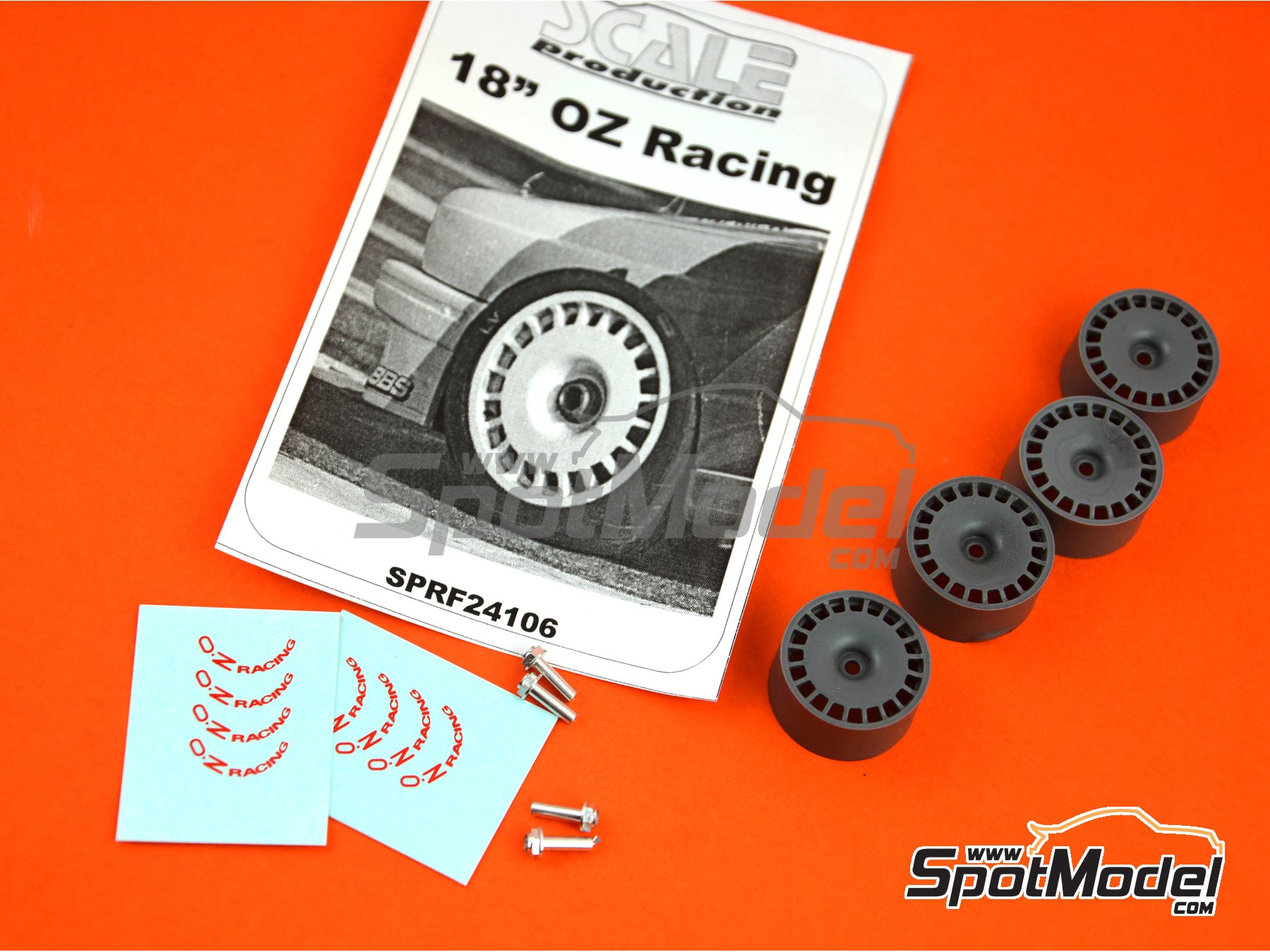 Image 4: OZ Racing DTM 18 pulgadas | Llantas en escala&nbsp;1/24 fabricado por Scale Production (ref.&nbsp;SPRF24106)