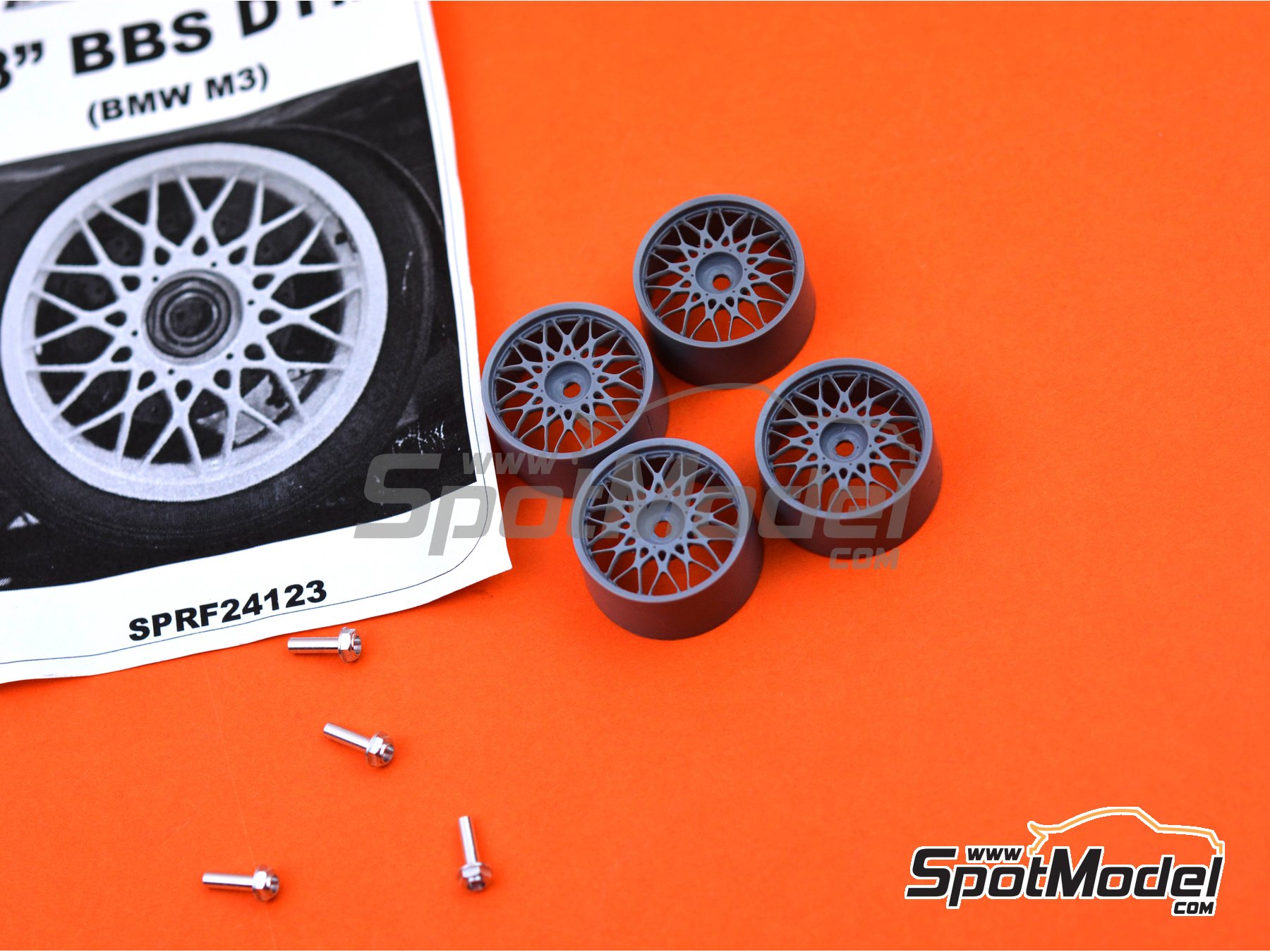 Image 9: BBS DTM 18 inches | Rims in 1/24 scale manufactured by Scale Production (ref.&nbsp;SPRF24123)