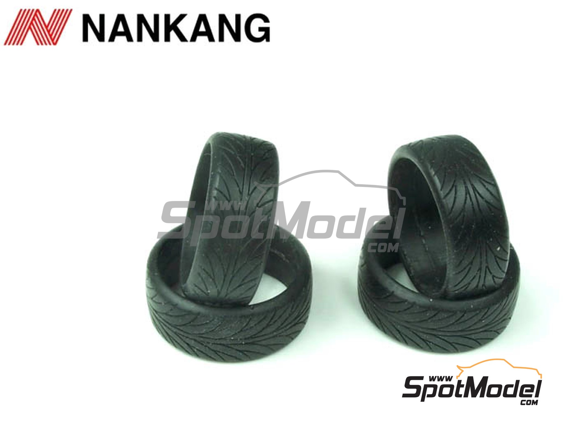 Image 2: Alpina Classic 18 pulgadas | Set de llantas y neum&aacute;ticos en escala&nbsp;1/24 fabricado por Scale Production (ref.&nbsp;SPRF24132+NANKANG)