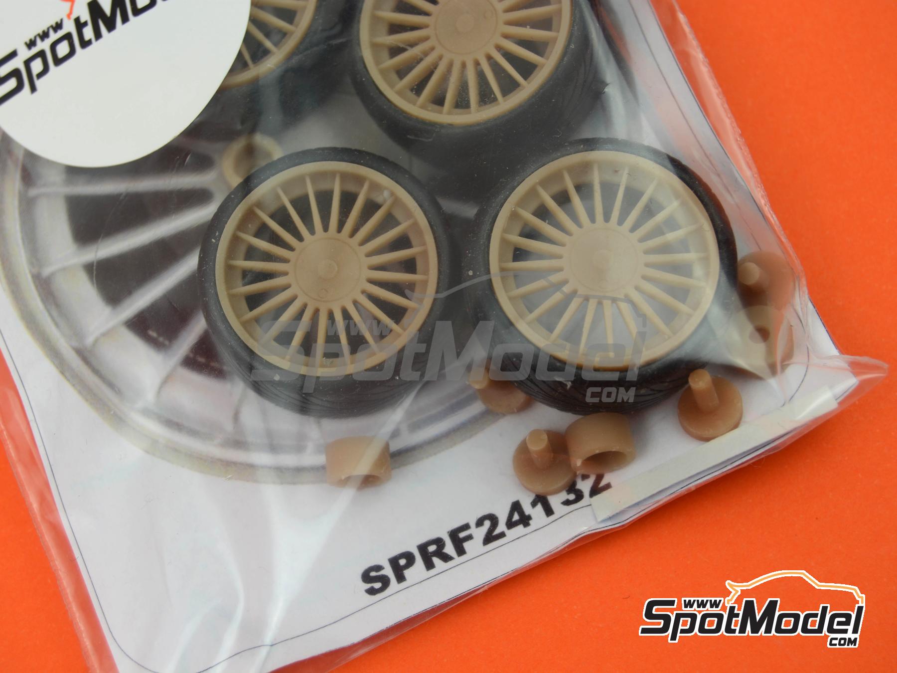 Image 6: Alpina Classic 18 pulgadas | Set de llantas y neum&aacute;ticos en escala&nbsp;1/24 fabricado por Scale Production (ref.&nbsp;SPRF24132+NANKANG)