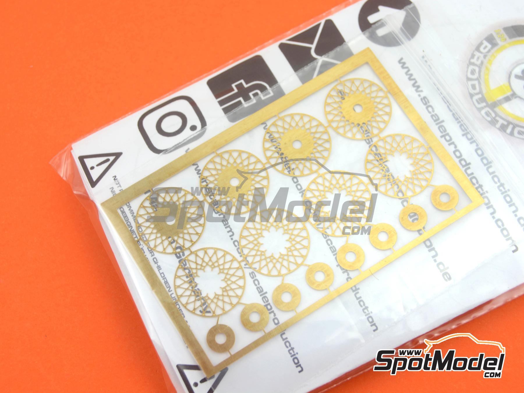 Image 5: BBS E50 15 inches for Group 2 | Rims in 1/24 scale manufactured by Scale Production (ref.&nbsp;SPRF24136)