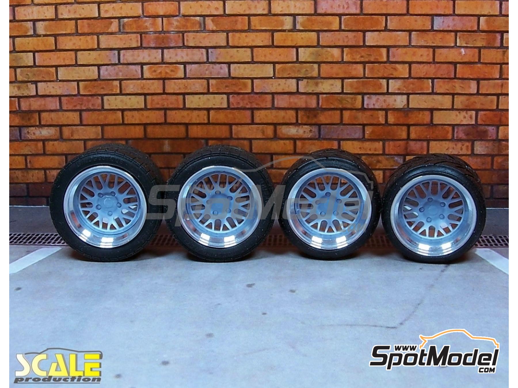 Image 1: BBS E26 17 inches | Rims in 1/24 scale manufactured by Scale Production (ref.&nbsp;SPRF24145)