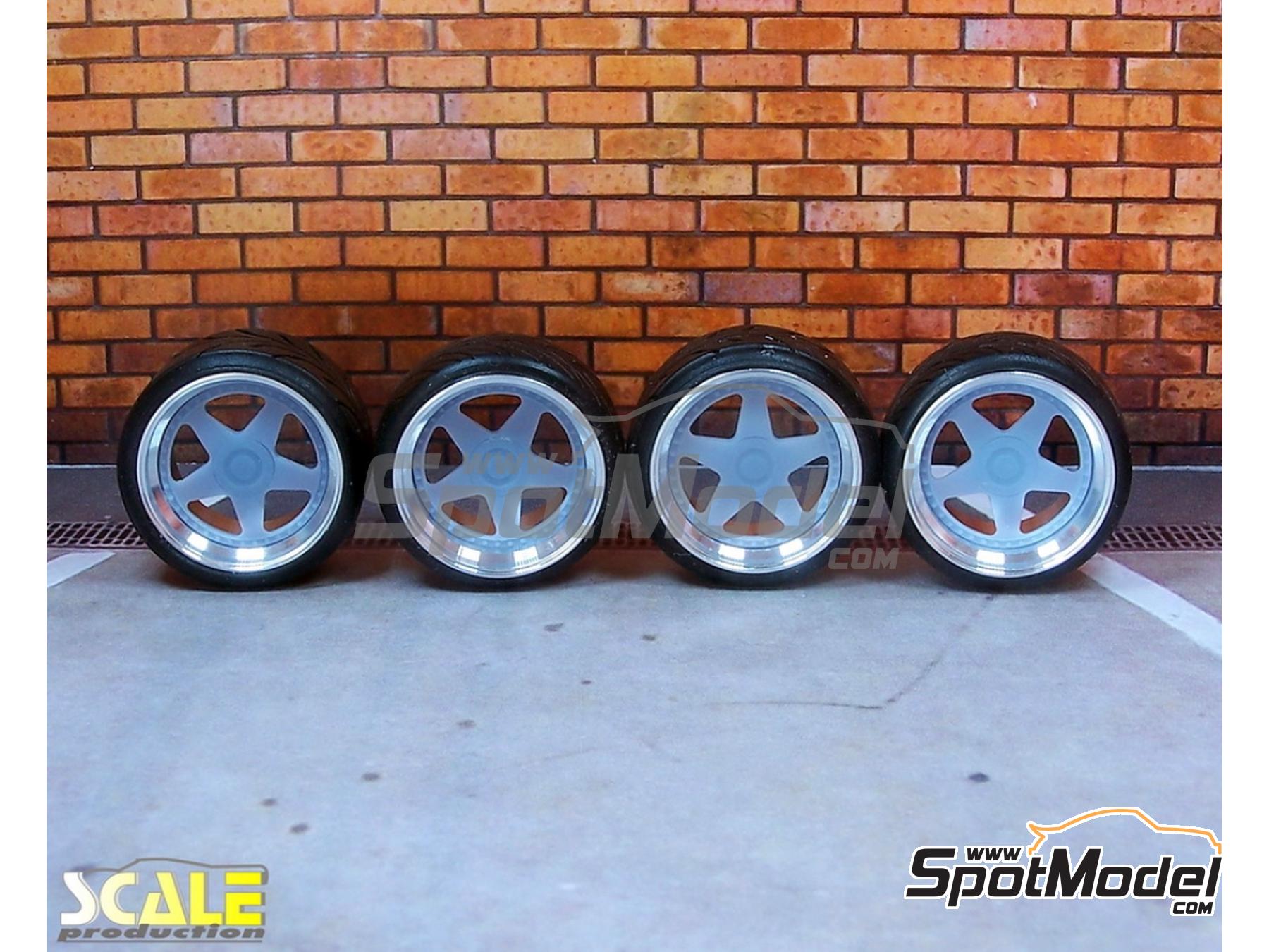 Image 1: OZ Futura 18 inches | Rims in 1/24 scale manufactured by Scale Production (ref. SPRF24164)