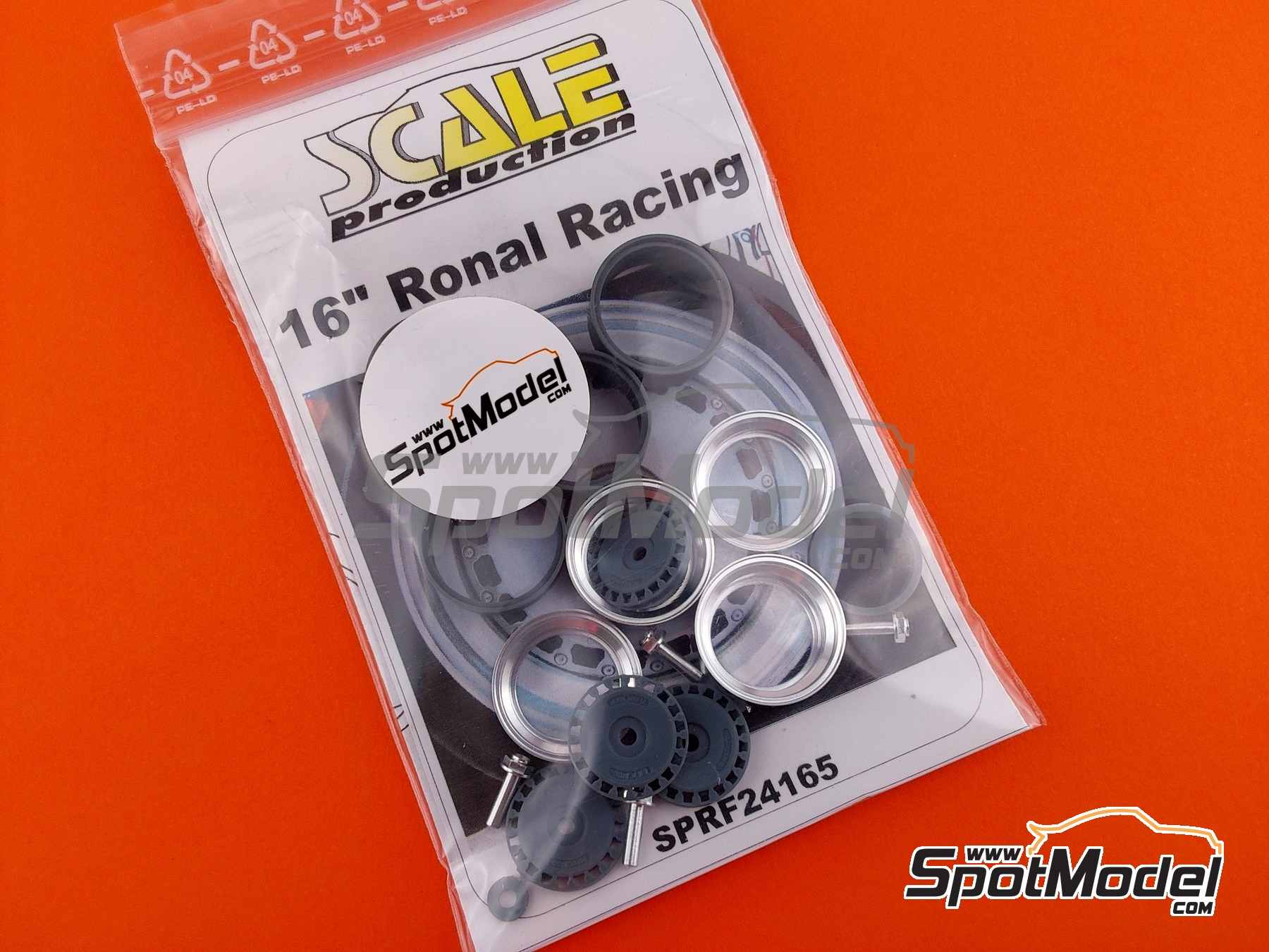 Image 1: Ronal de 16 pulgadas | Llantas en escala&nbsp;1/24 fabricado por Scale Production (ref.&nbsp;SPRF24165)
