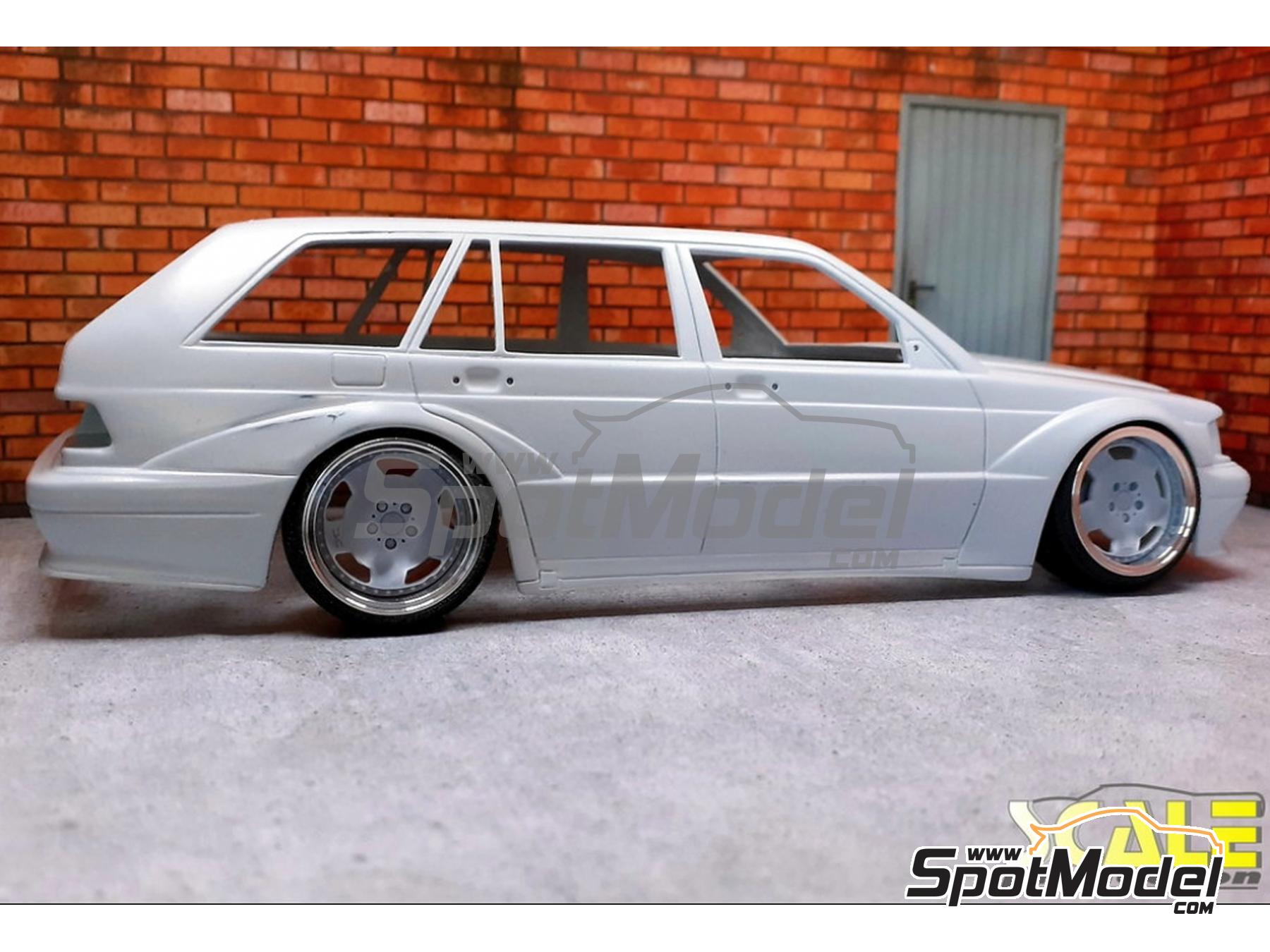 Image 2: Levella Retro R2 19 inches | Rims in 1/24 scale manufactured by Scale Production (ref.&nbsp;SPRF24206)