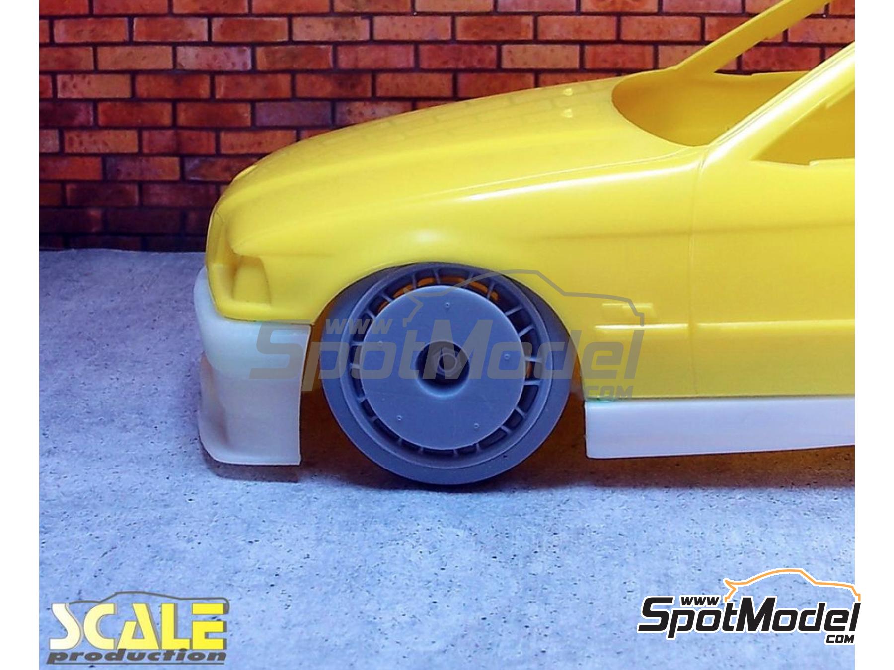 Image 5: BBS RE276 (STW/BTCC) 19 inches | Rims and tyres set in 1/24 scale manufactured by Scale Production (ref.&nbsp;SPRF24215)